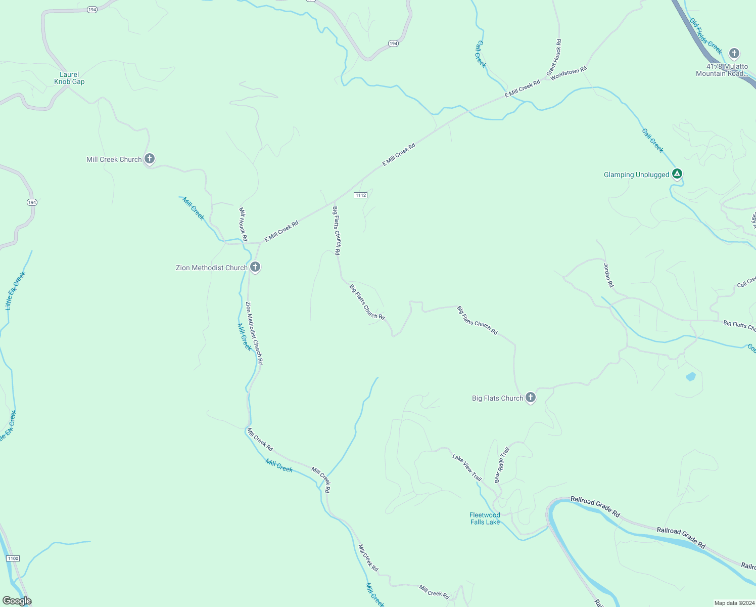 map of restaurants, bars, coffee shops, grocery stores, and more near 352 Ridge Top Lane in Fleetwood
