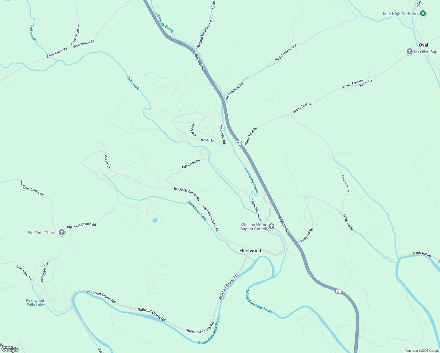 map of restaurants, bars, coffee shops, grocery stores, and more near 311 Camp David Road in Fleetwood