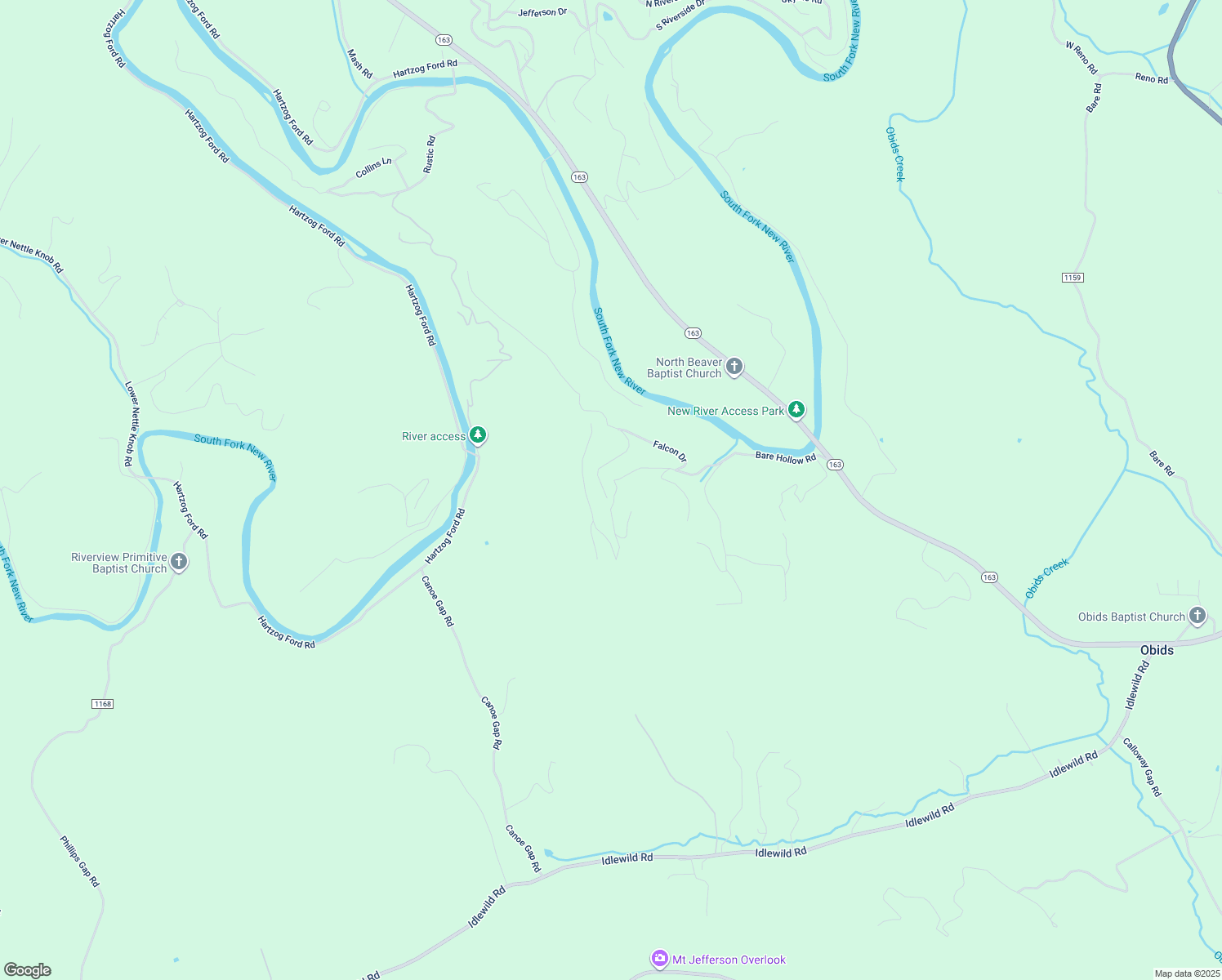 map of restaurants, bars, coffee shops, grocery stores, and more near 373 Partridge Trail in West Jefferson