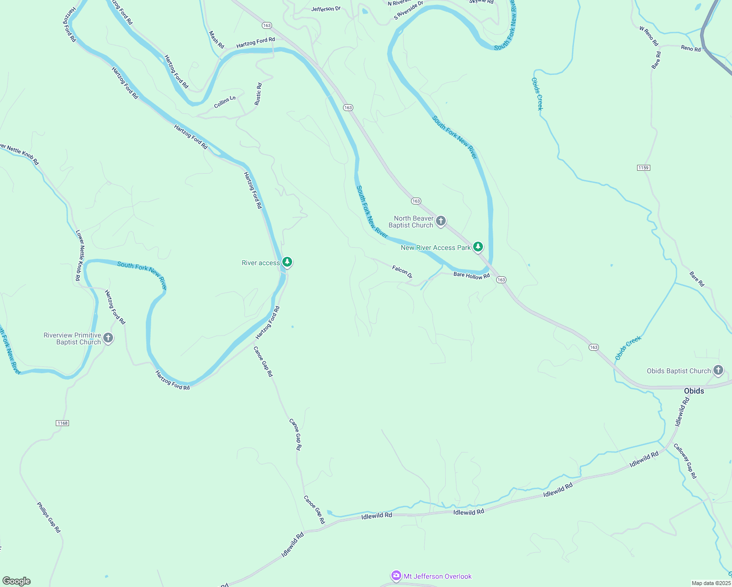 map of restaurants, bars, coffee shops, grocery stores, and more near 373 Partridge Trail in West Jefferson