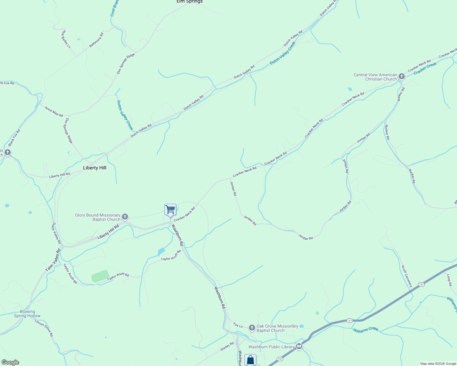 map of restaurants, bars, coffee shops, grocery stores, and more near 128 Jordan Rd in Washburn