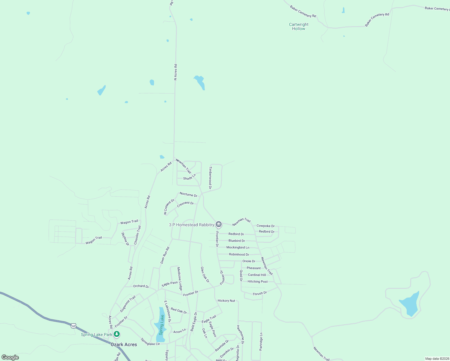 map of restaurants, bars, coffee shops, grocery stores, and more near 88 Summit Ridge Drive in Williford