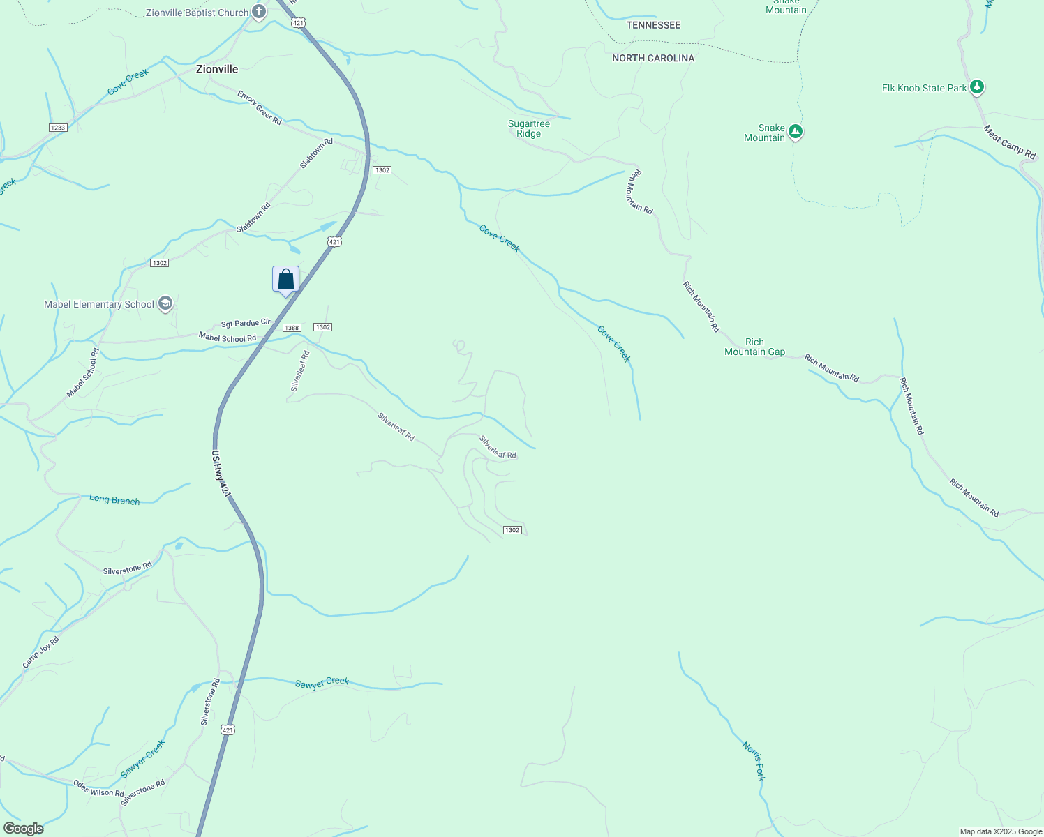 map of restaurants, bars, coffee shops, grocery stores, and more near 644 Apple Valley Road in Zionville