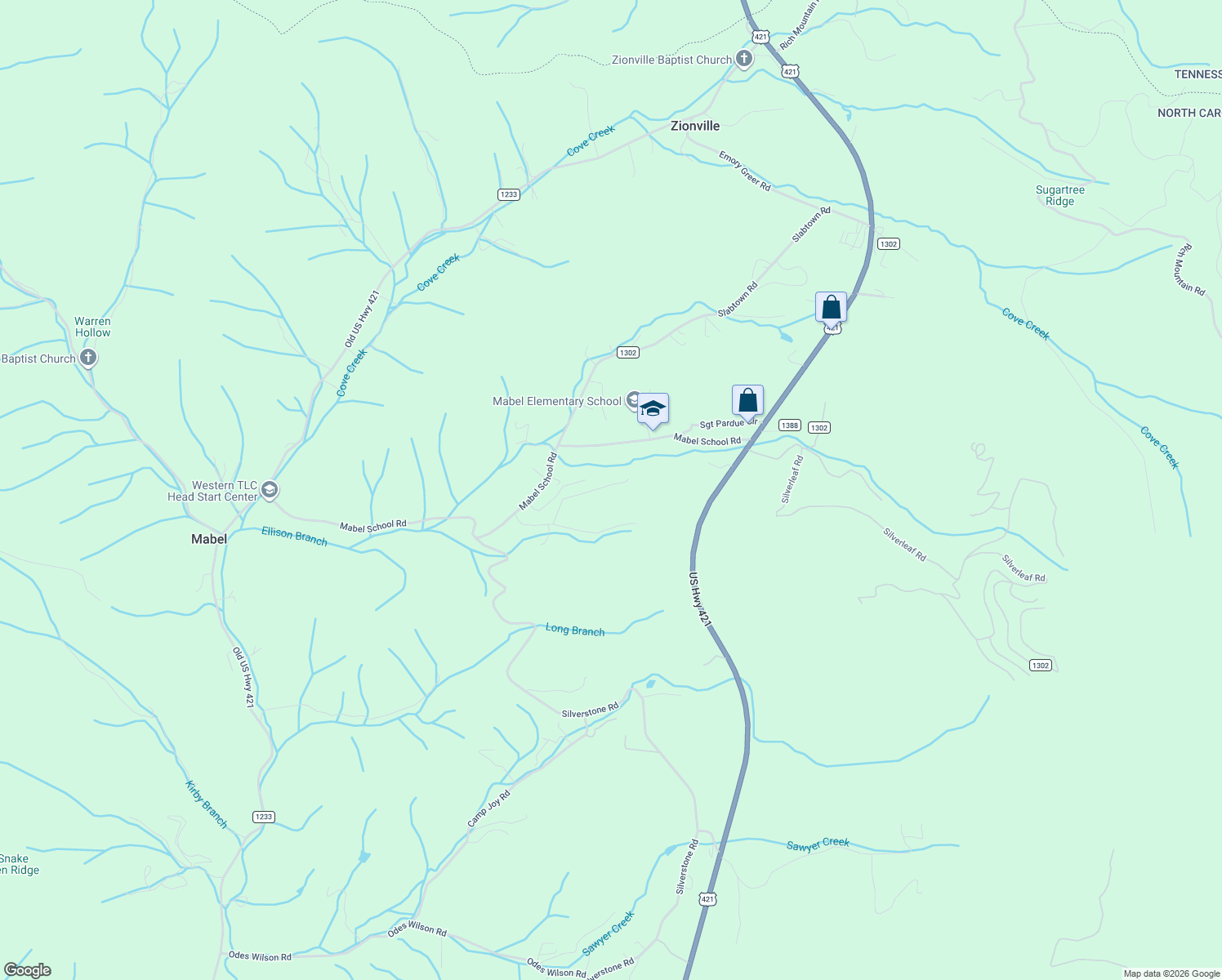 map of restaurants, bars, coffee shops, grocery stores, and more near in Zionville