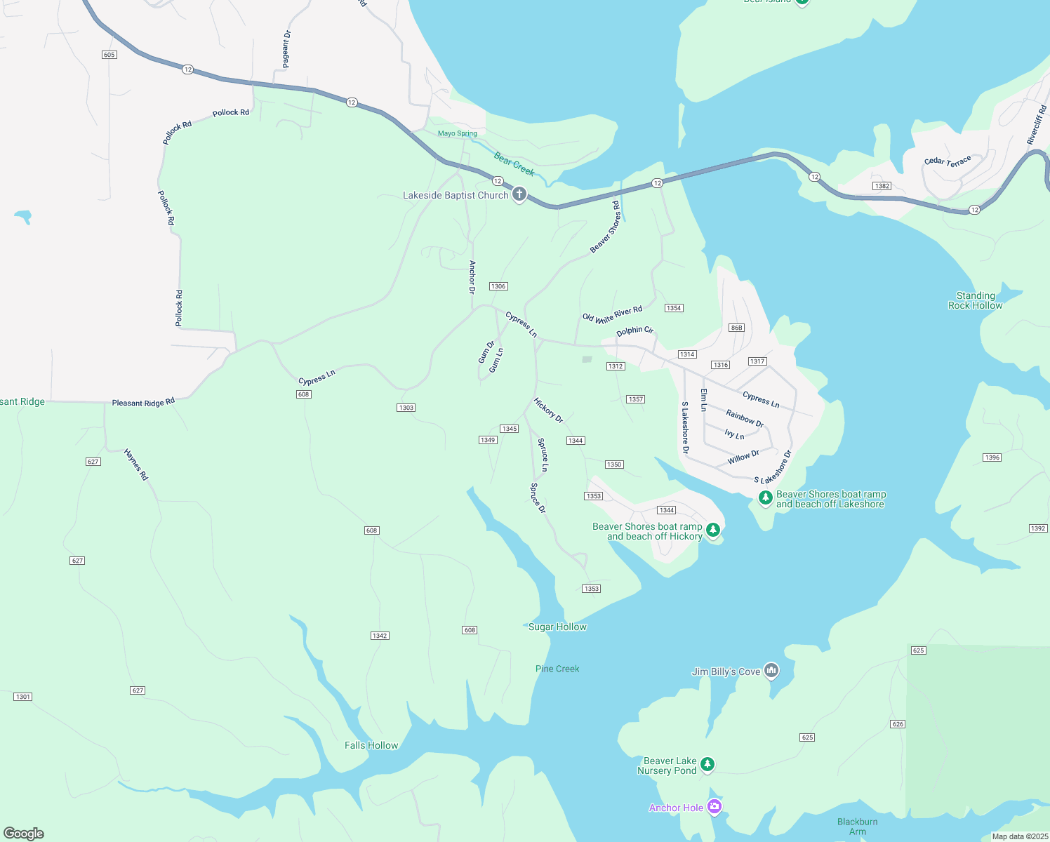map of restaurants, bars, coffee shops, grocery stores, and more near 8193 Spruce Drive in Little Flock