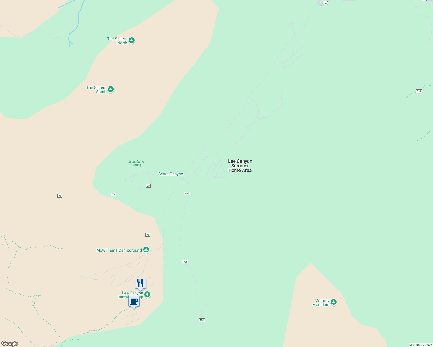 map of restaurants, bars, coffee shops, grocery stores, and more near in Las Vegas