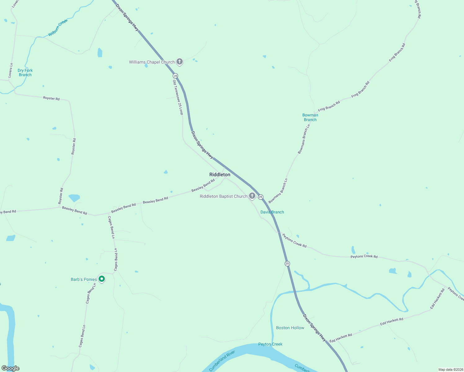 map of restaurants, bars, coffee shops, grocery stores, and more near 47 Riddleton Circle in Riddleton