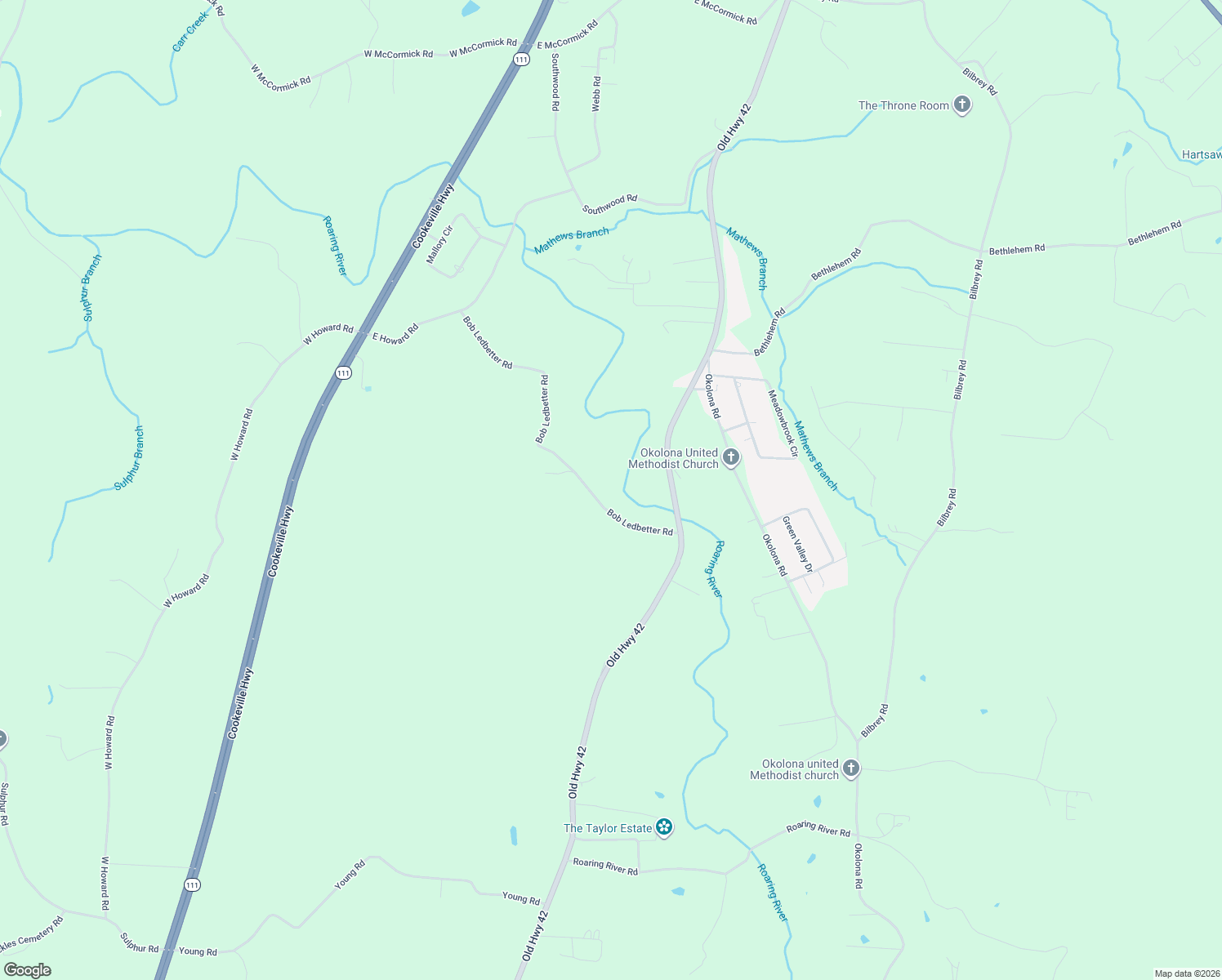 map of restaurants, bars, coffee shops, grocery stores, and more near 168 Bob Ledbetter Road in Livingston
