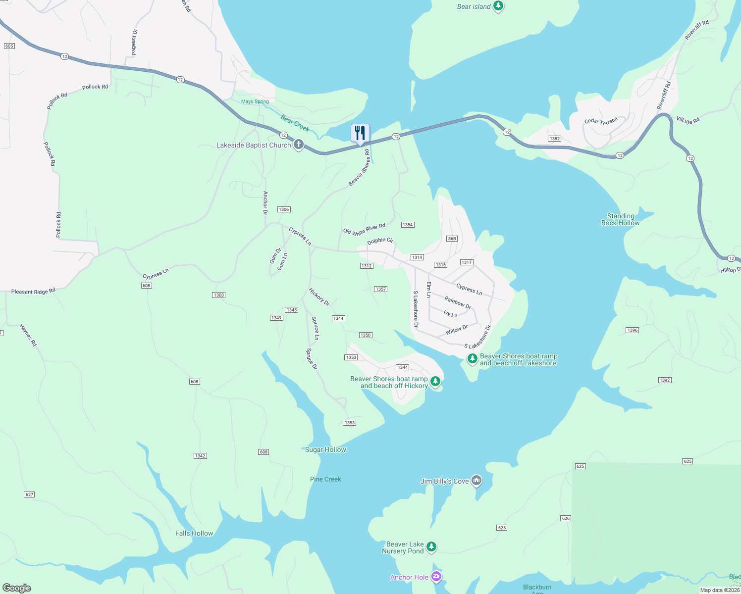 map of restaurants, bars, coffee shops, grocery stores, and more near 8082 Olive Lane in Little Flock