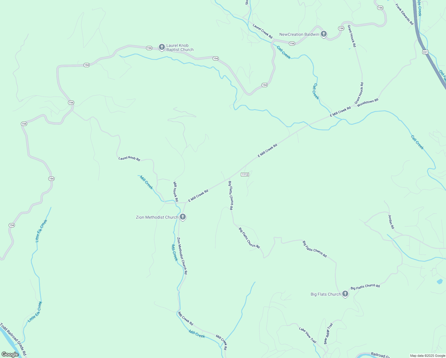 map of restaurants, bars, coffee shops, grocery stores, and more near 111 Pocono Trail in Todd