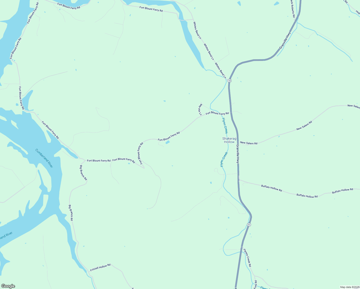 map of restaurants, bars, coffee shops, grocery stores, and more near 2350 Fort Blount Ferry Road in Gainesboro