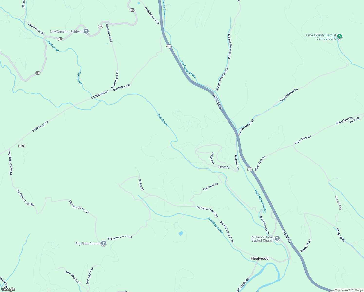 map of restaurants, bars, coffee shops, grocery stores, and more near 215 Lost River Road in Fleetwood