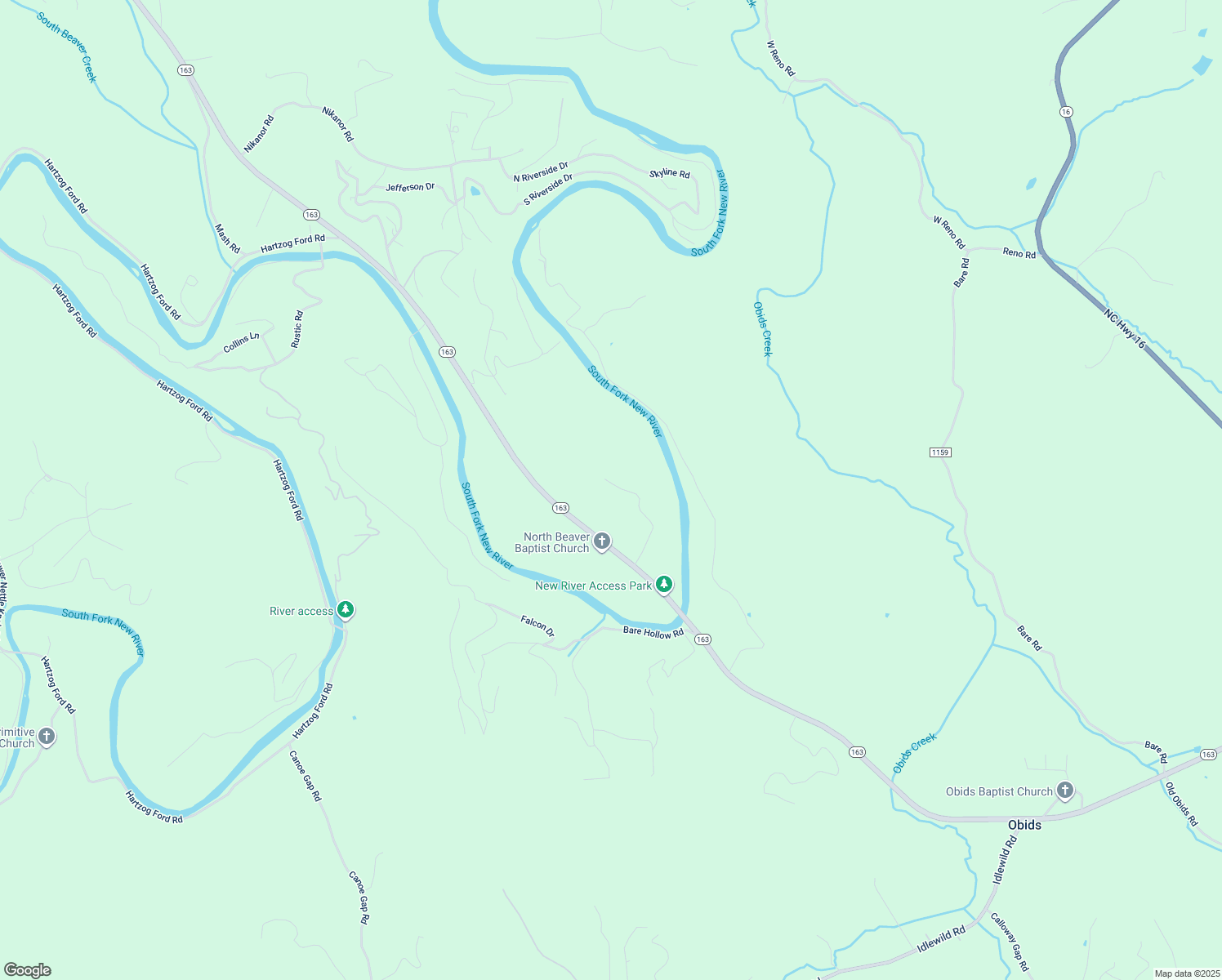 map of restaurants, bars, coffee shops, grocery stores, and more near 411 Holly Ridge Road in West Jefferson
