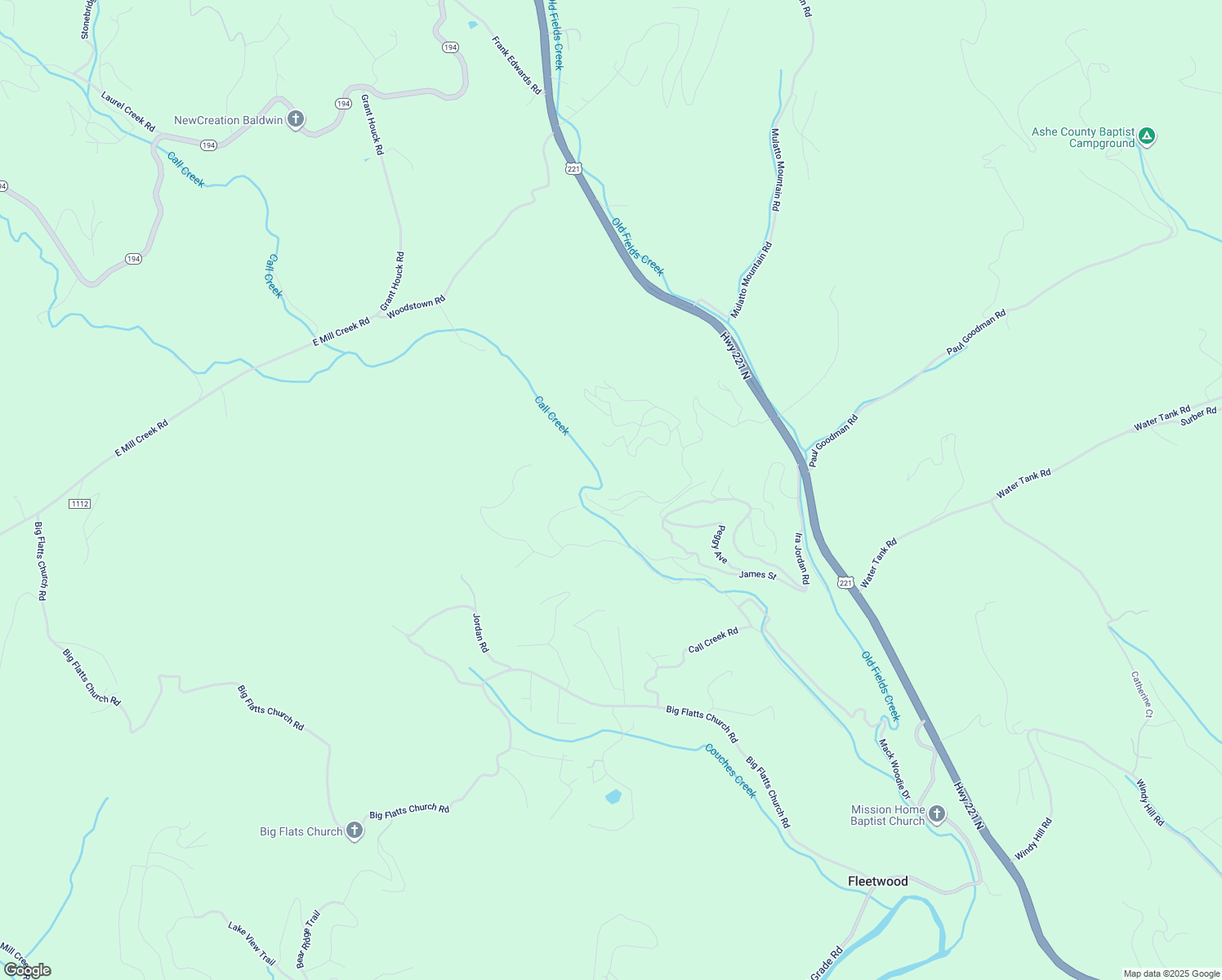 map of restaurants, bars, coffee shops, grocery stores, and more near 214 Lost Trail in West Jefferson