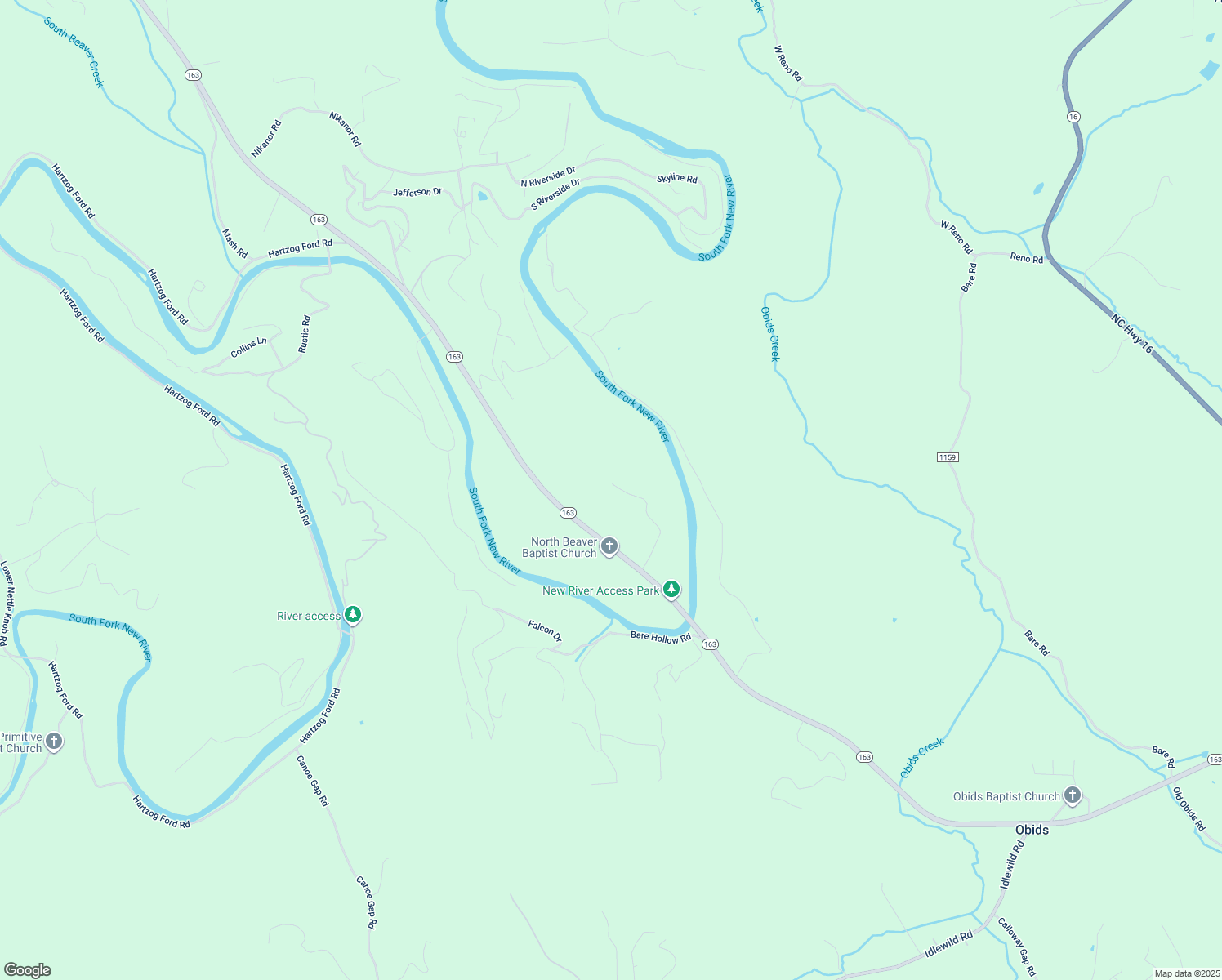 map of restaurants, bars, coffee shops, grocery stores, and more near 435 Holly Ridge Road in West Jefferson