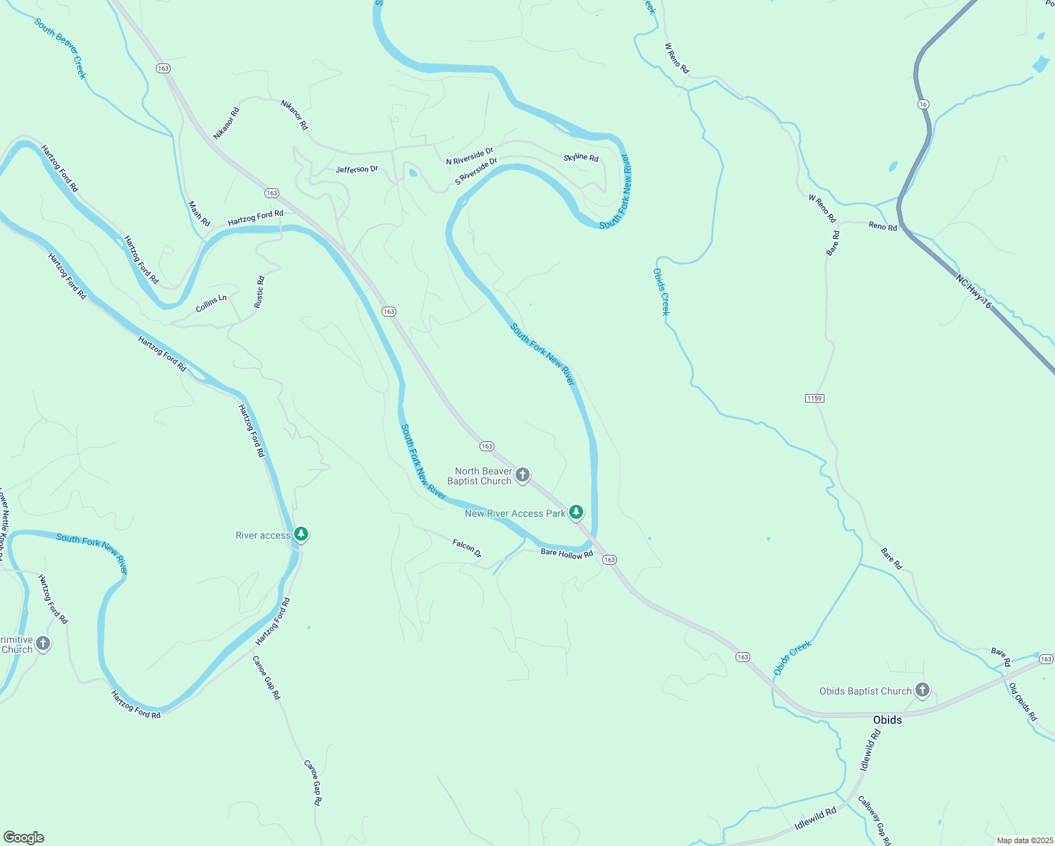 map of restaurants, bars, coffee shops, grocery stores, and more near 362 Holly Ridge Road in West Jefferson