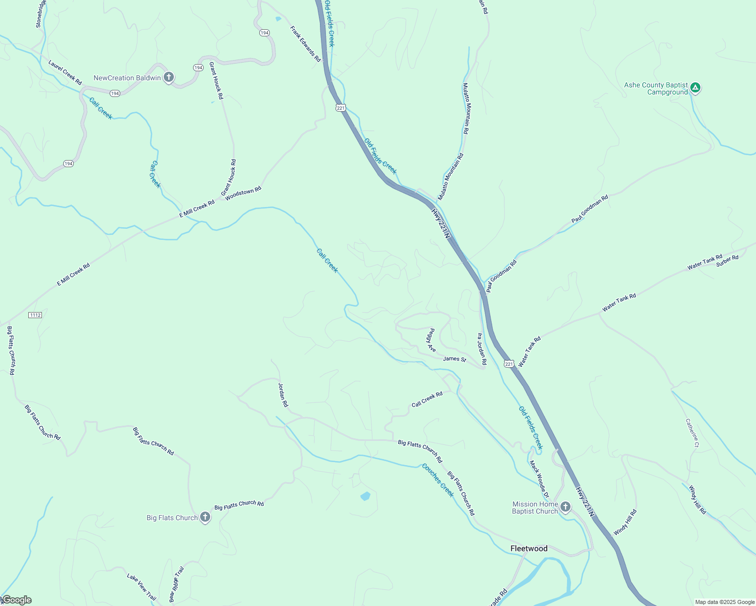 map of restaurants, bars, coffee shops, grocery stores, and more near 154 Lost Trail in West Jefferson