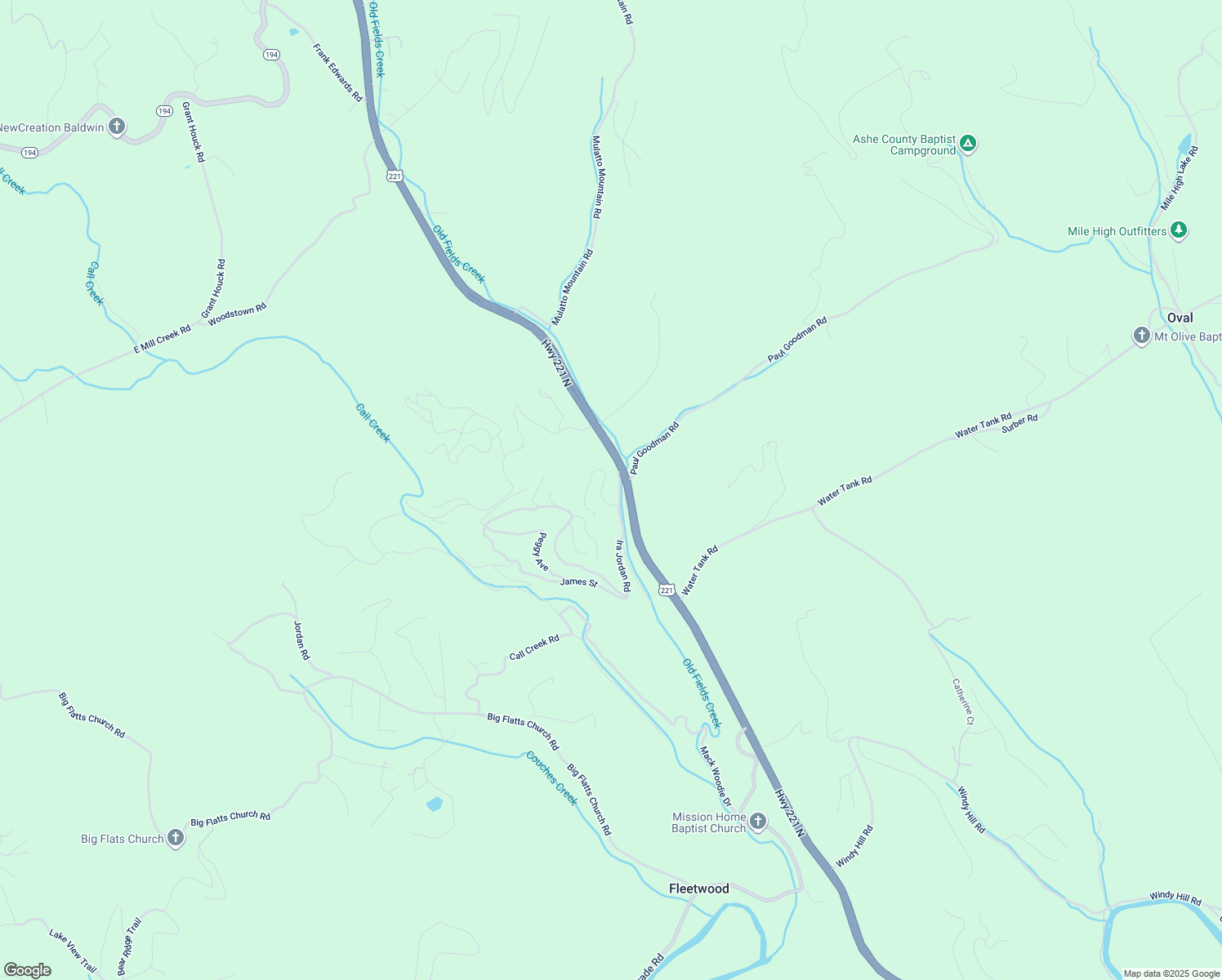 map of restaurants, bars, coffee shops, grocery stores, and more near 162 Ira Jordan Road in Fleetwood