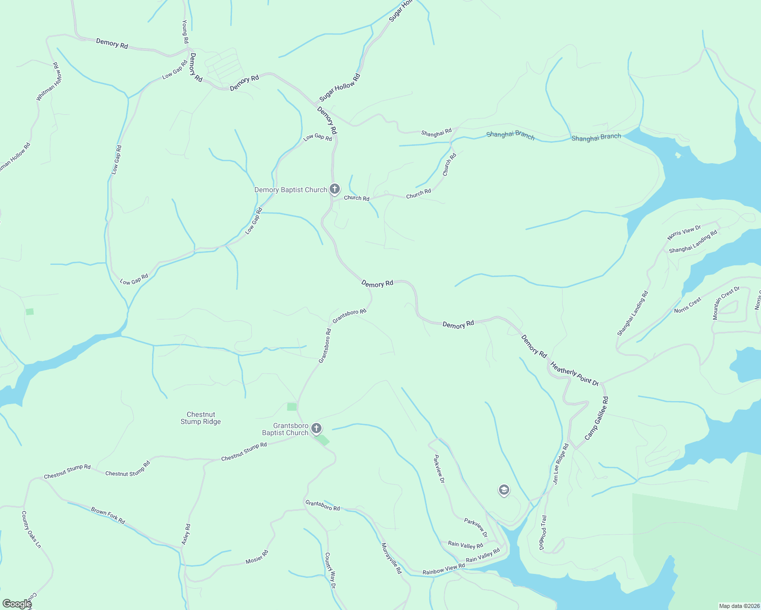 map of restaurants, bars, coffee shops, grocery stores, and more near 145 Grantsboro Road in LaFollette