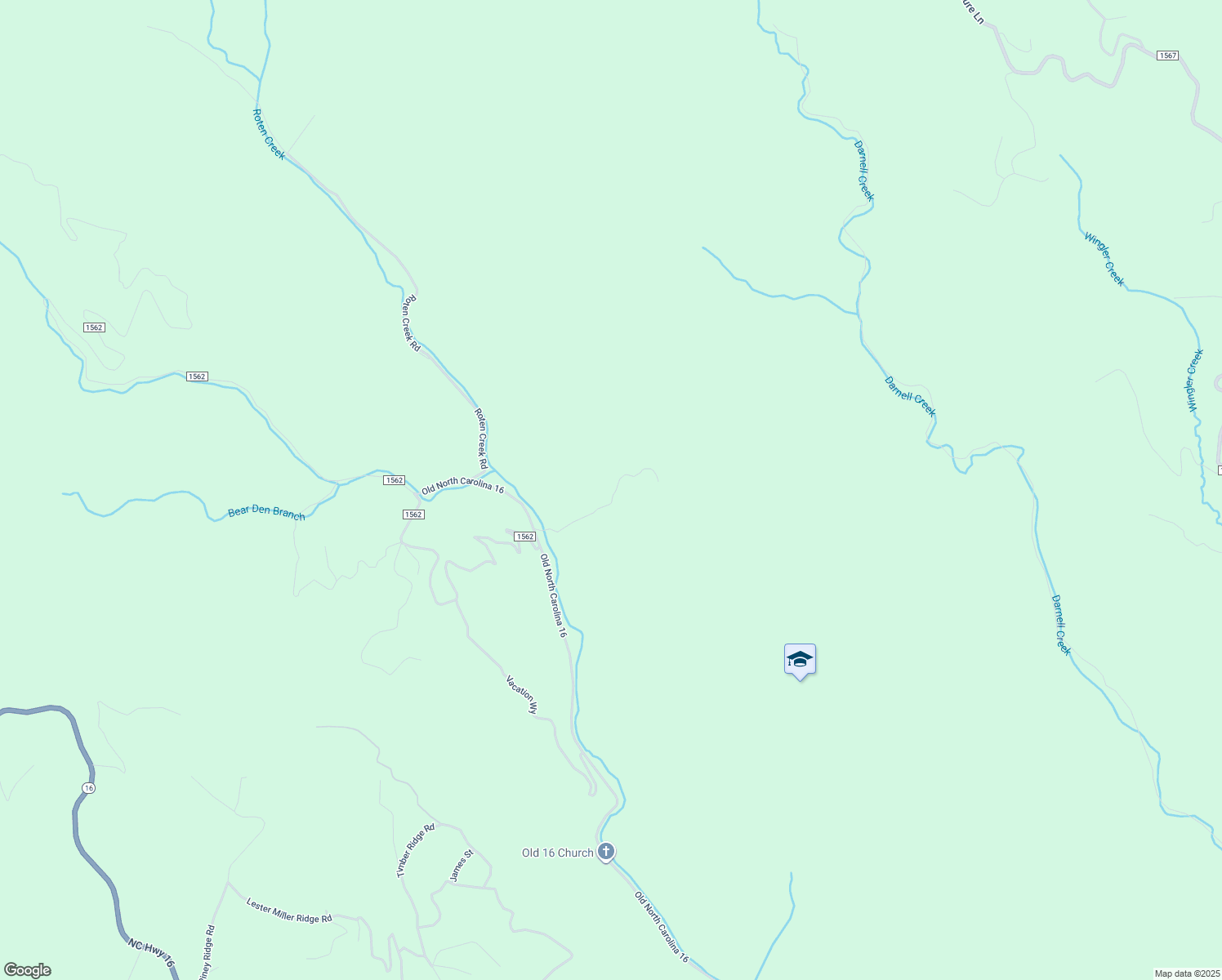 map of restaurants, bars, coffee shops, grocery stores, and more near 207-363 Poplar Trail Drive in Millers Creek