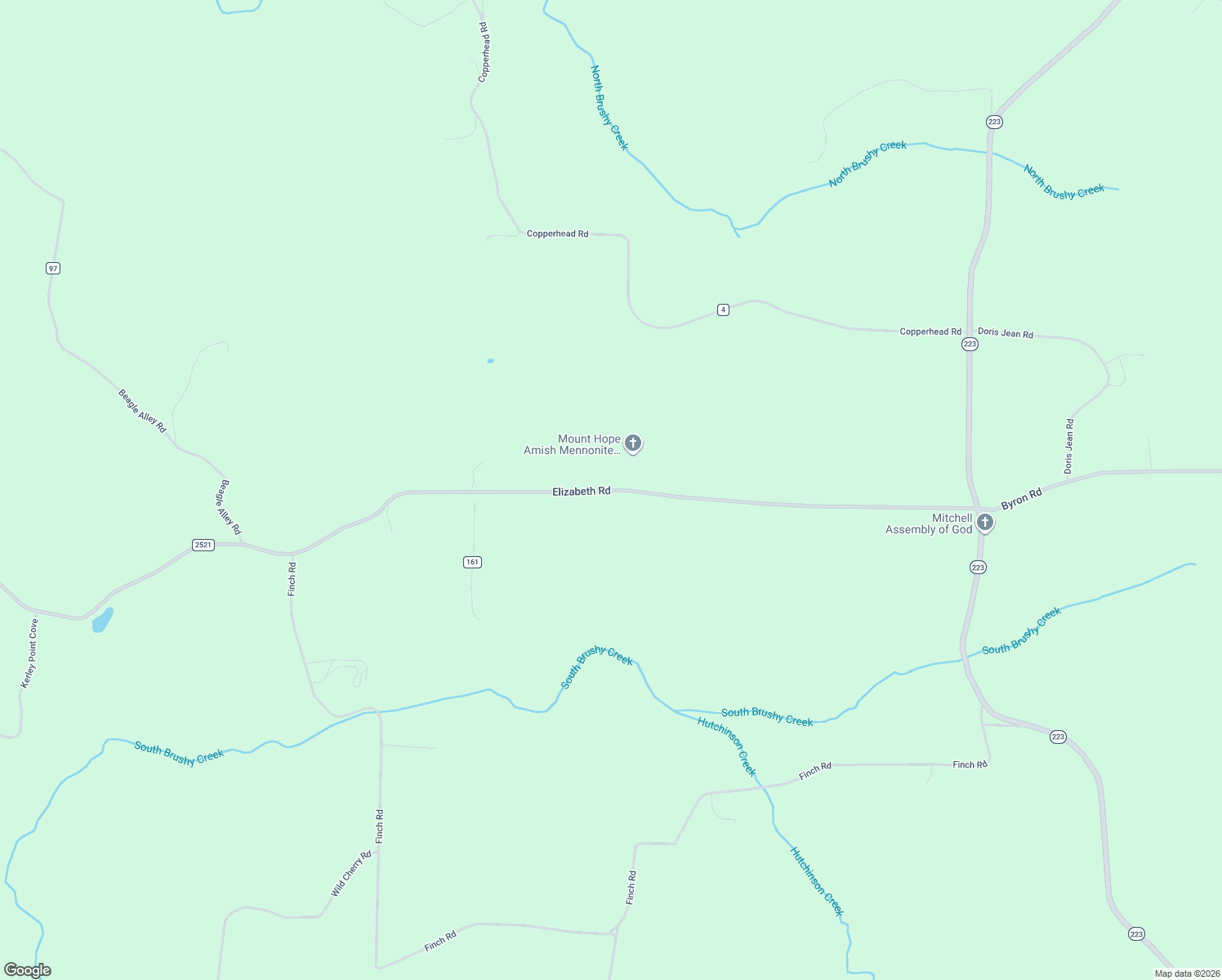 map of restaurants, bars, coffee shops, grocery stores, and more near 9238 Elizabeth Road in Viola