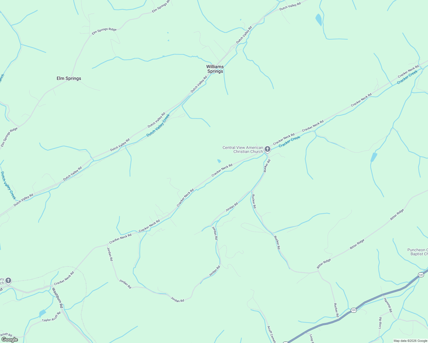 map of restaurants, bars, coffee shops, grocery stores, and more near 7682 Cracker Neck Road in Washburn