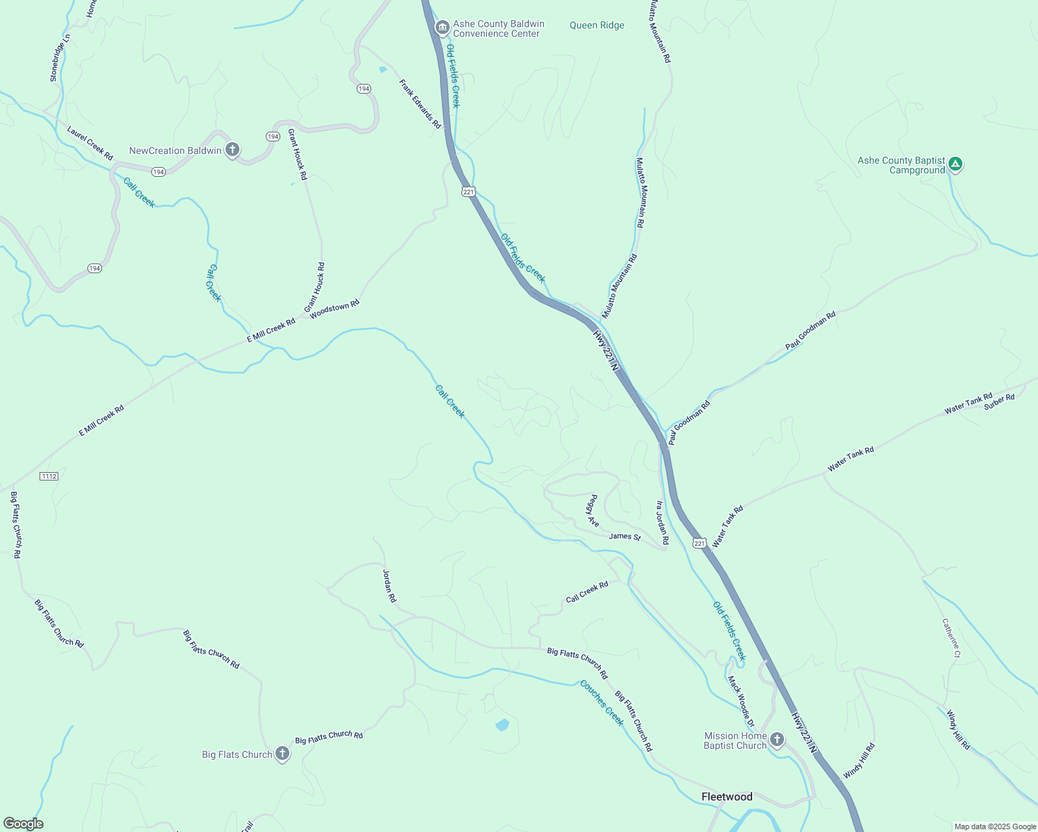 map of restaurants, bars, coffee shops, grocery stores, and more near 244 Grandmas Old Field Road in Fleetwood