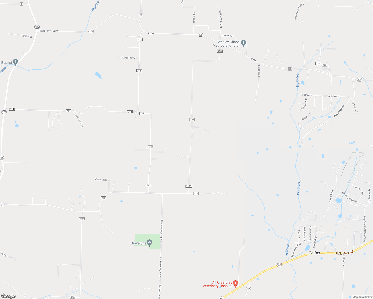 map of restaurants, bars, coffee shops, grocery stores, and more near 35 Diprima Lane in Gassville