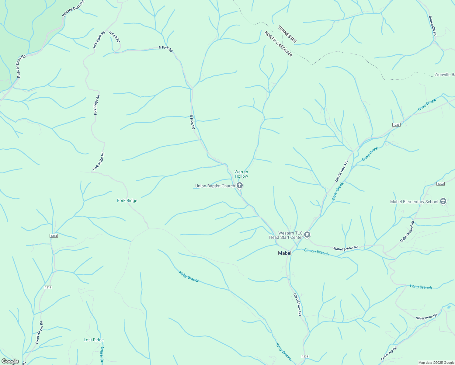 map of restaurants, bars, coffee shops, grocery stores, and more near 851 North Fork Road in Zionville