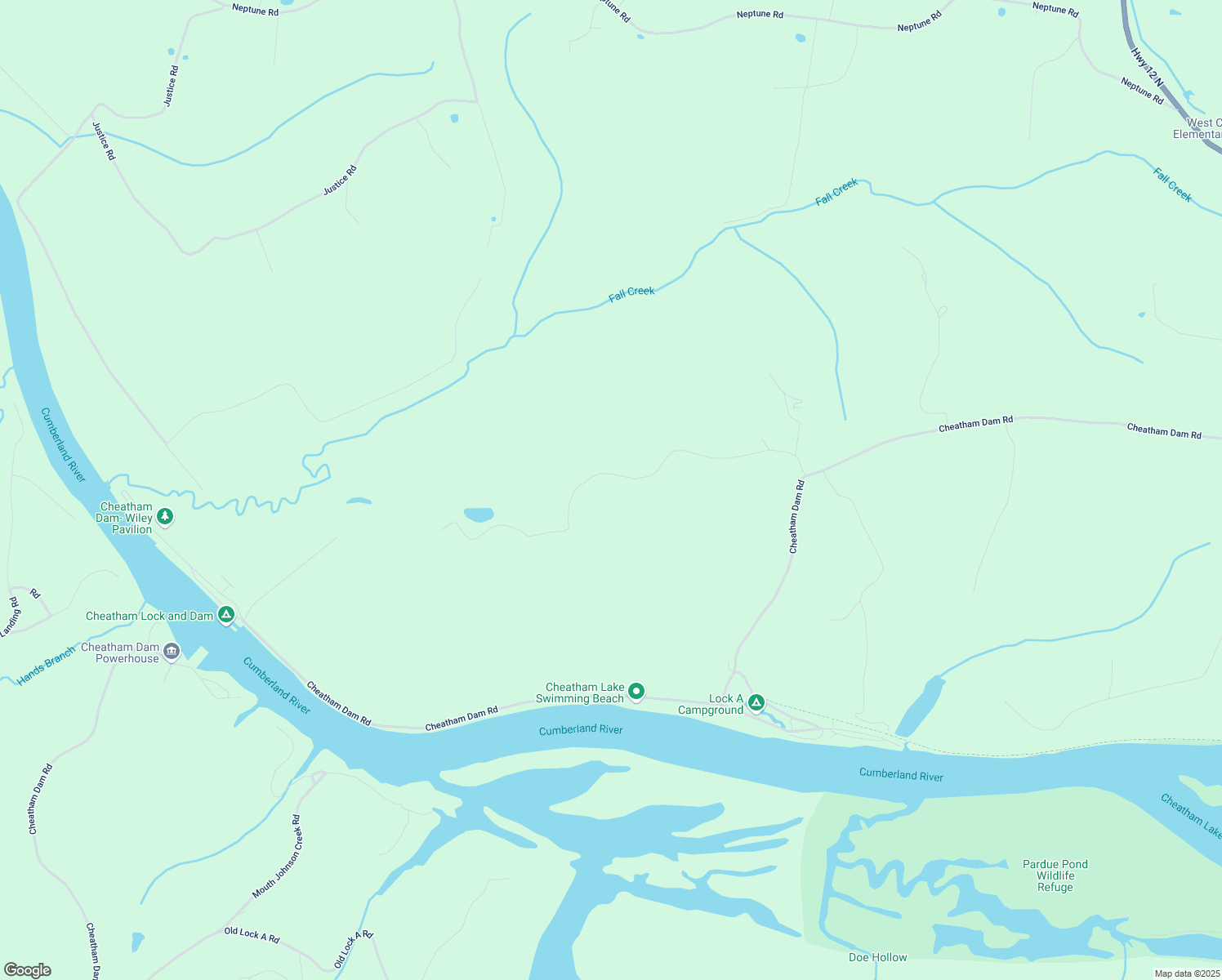 map of restaurants, bars, coffee shops, grocery stores, and more near 1150 Beech Grove Road in Ashland City