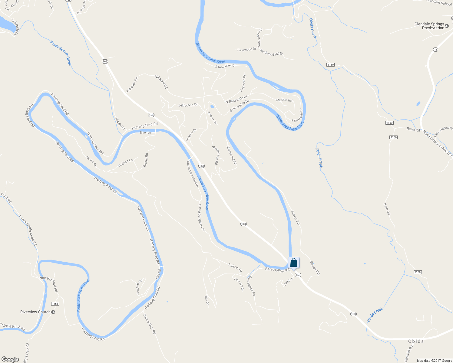 map of restaurants, bars, coffee shops, grocery stores, and more near 167 Timbersong Road Southeast in West Jefferson