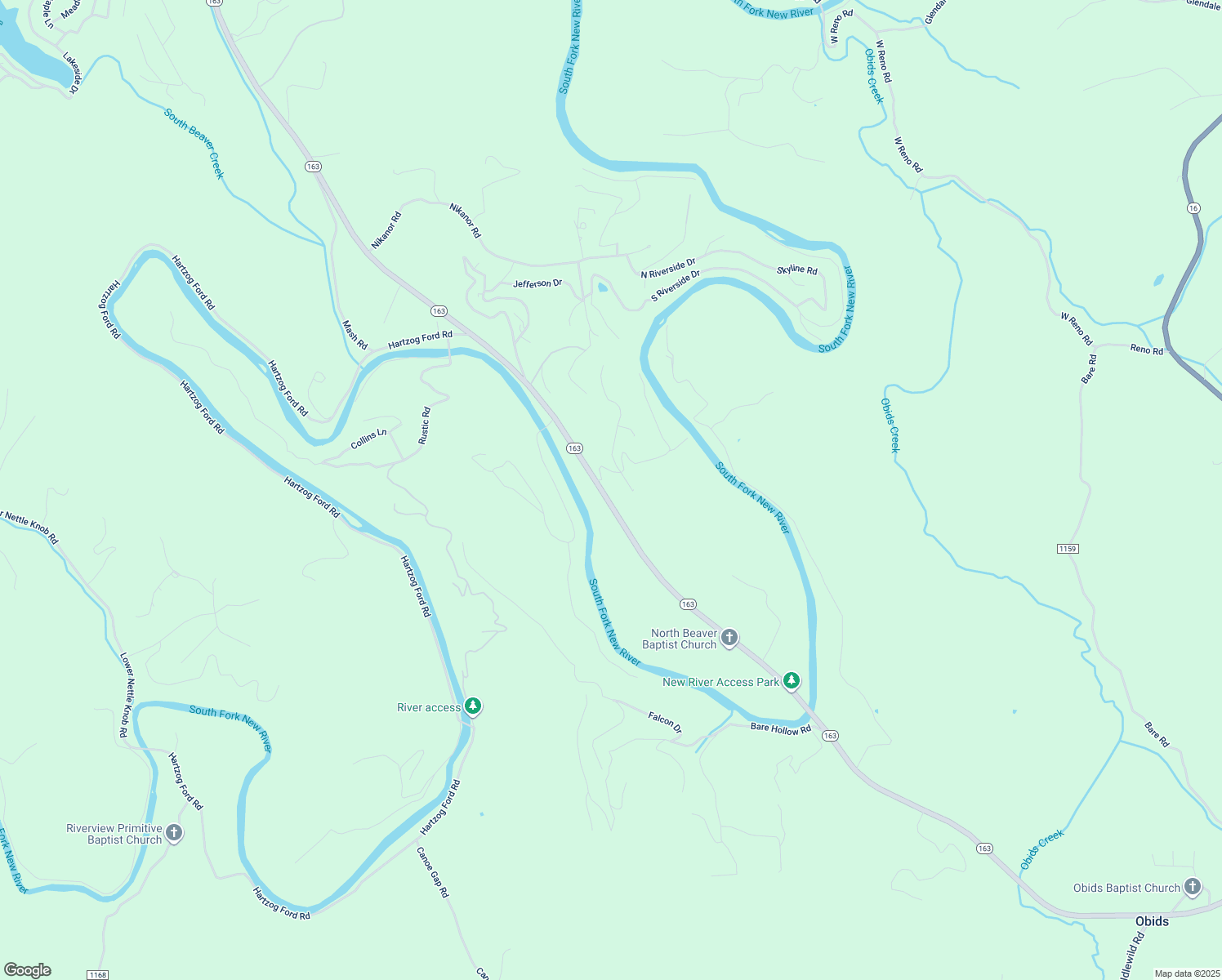 map of restaurants, bars, coffee shops, grocery stores, and more near 118 Heritage River Road in West Jefferson