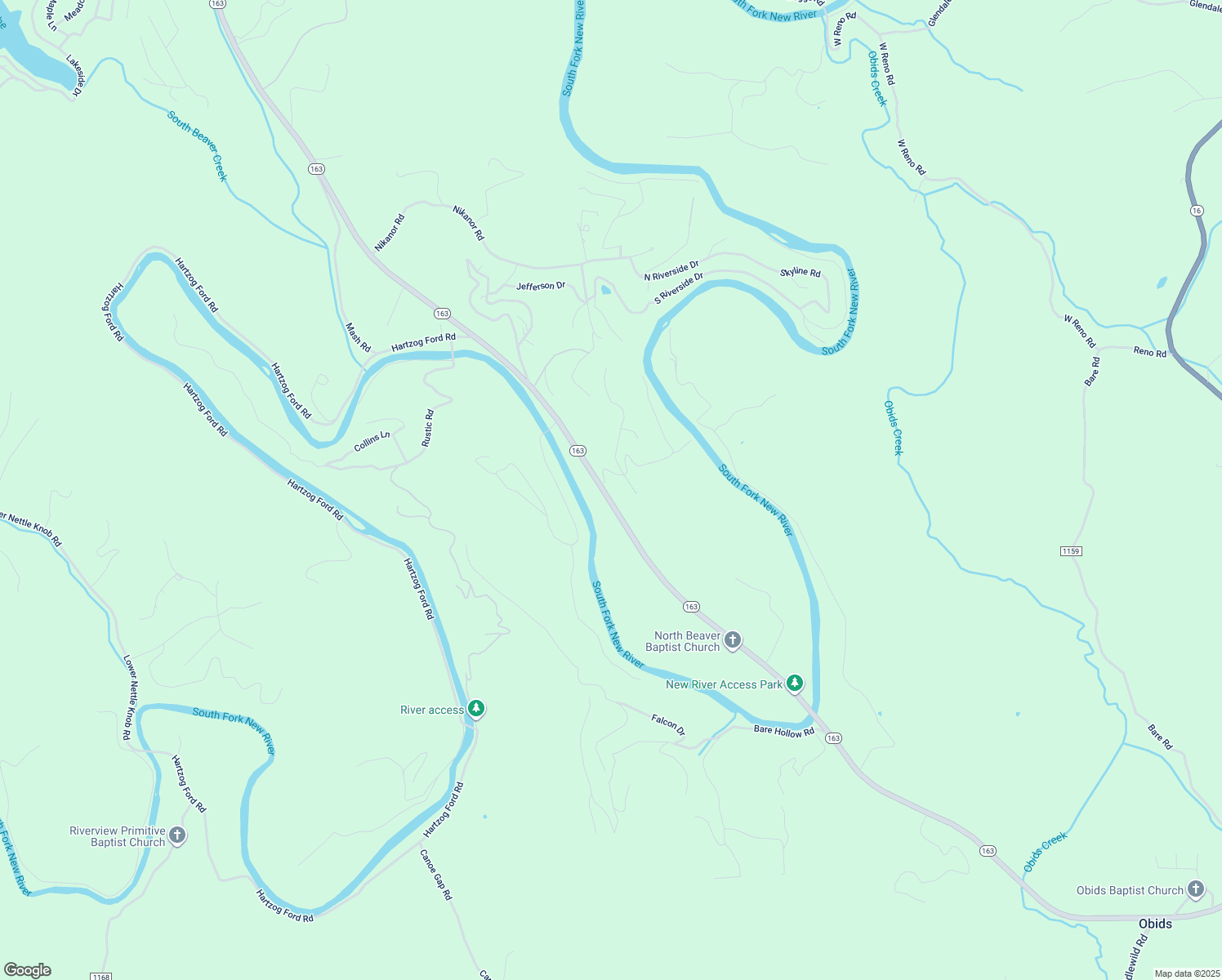 map of restaurants, bars, coffee shops, grocery stores, and more near 118 Heritage River Road in West Jefferson