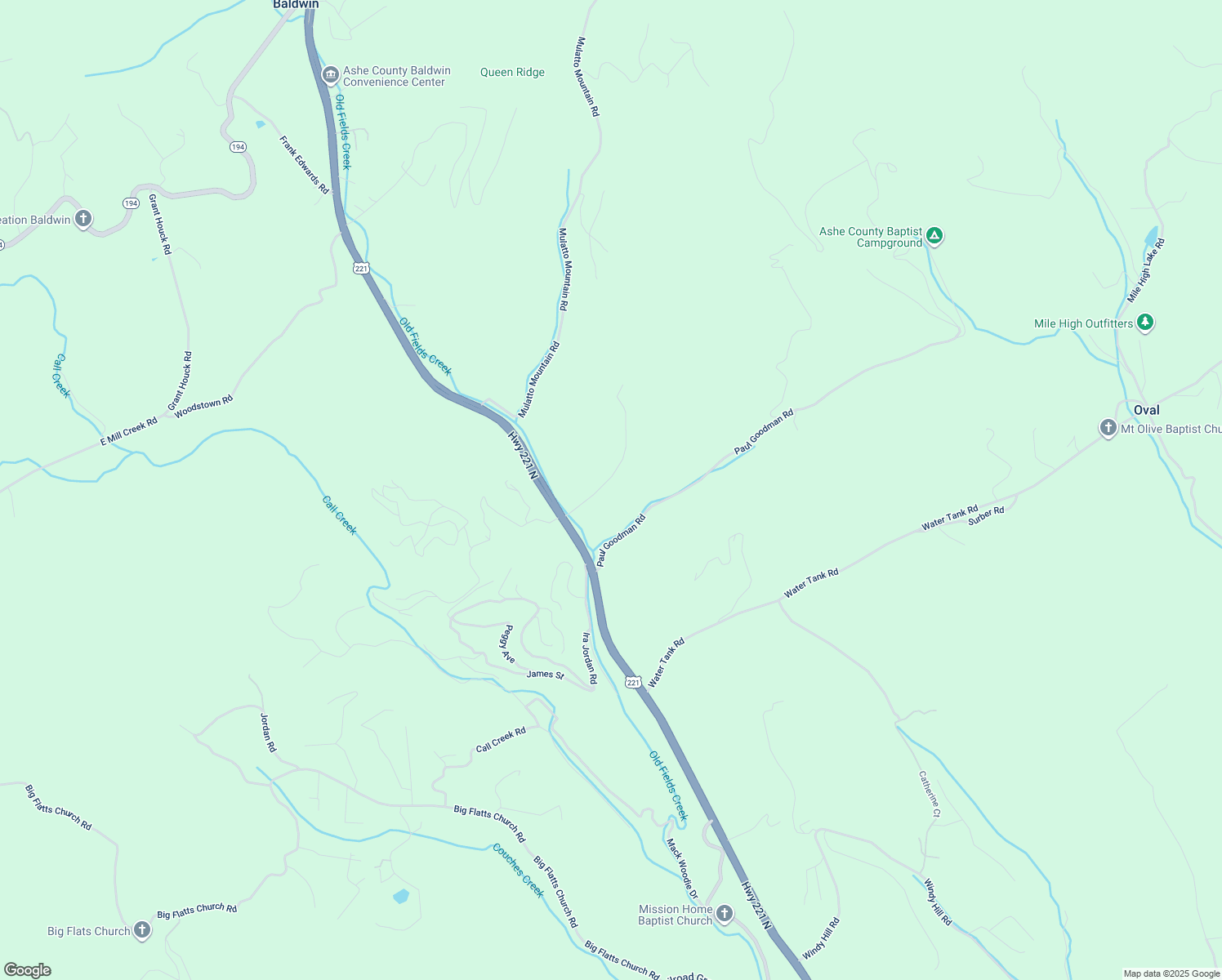 map of restaurants, bars, coffee shops, grocery stores, and more near 276 Joe Owens Road in Fleetwood