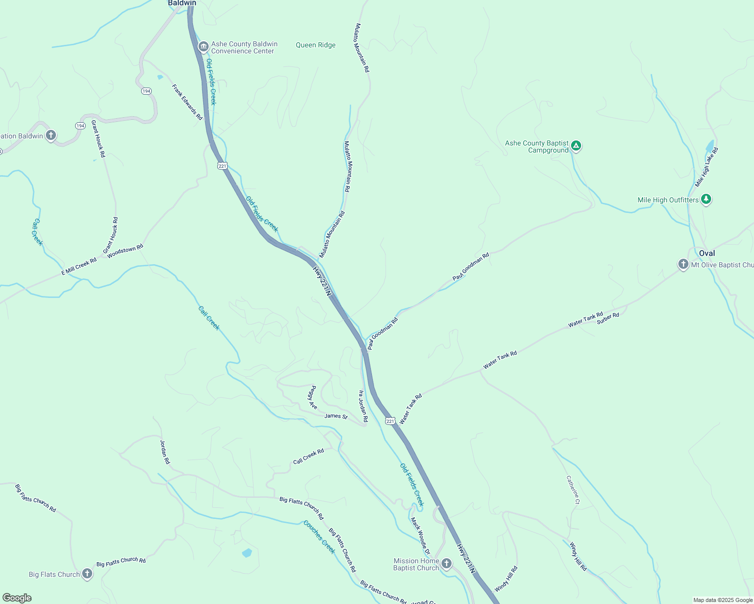 map of restaurants, bars, coffee shops, grocery stores, and more near 276 Joe Owens Road in Fleetwood