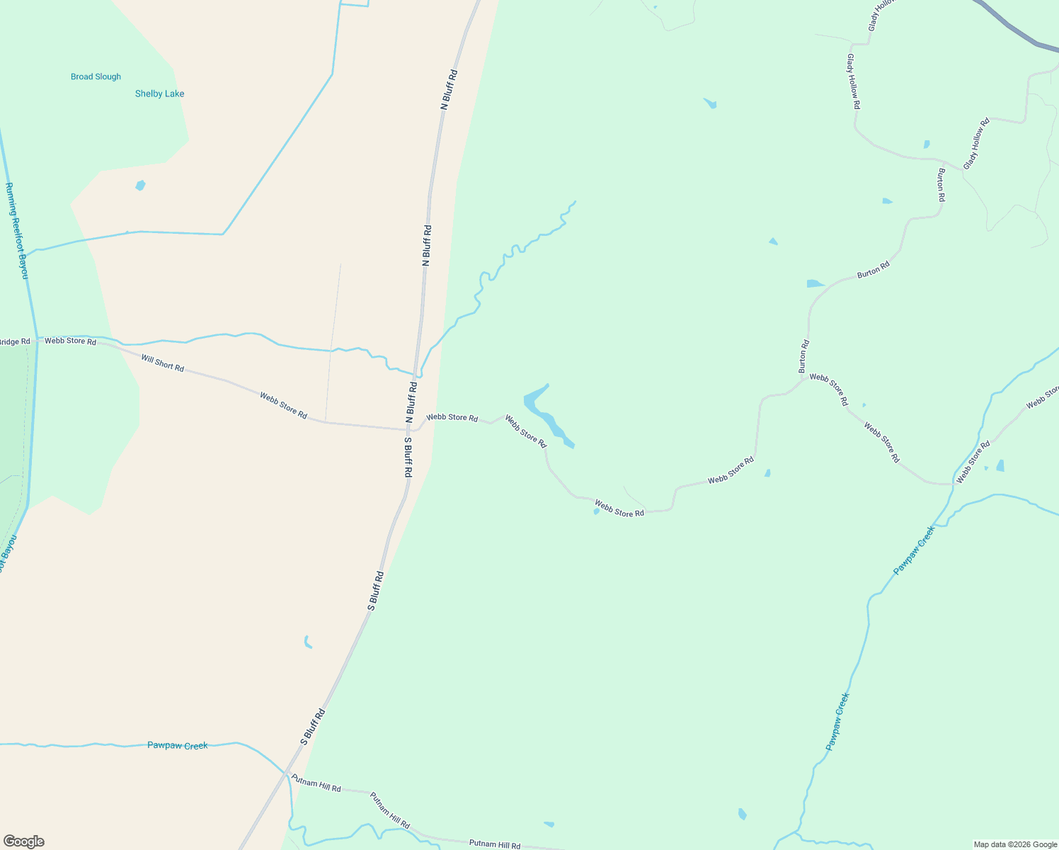 map of restaurants, bars, coffee shops, grocery stores, and more near 6108 Webb Store Road in Hornbeak