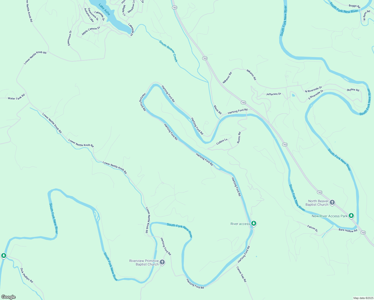 map of restaurants, bars, coffee shops, grocery stores, and more near 2280 Hartzog Ford Road in West Jefferson