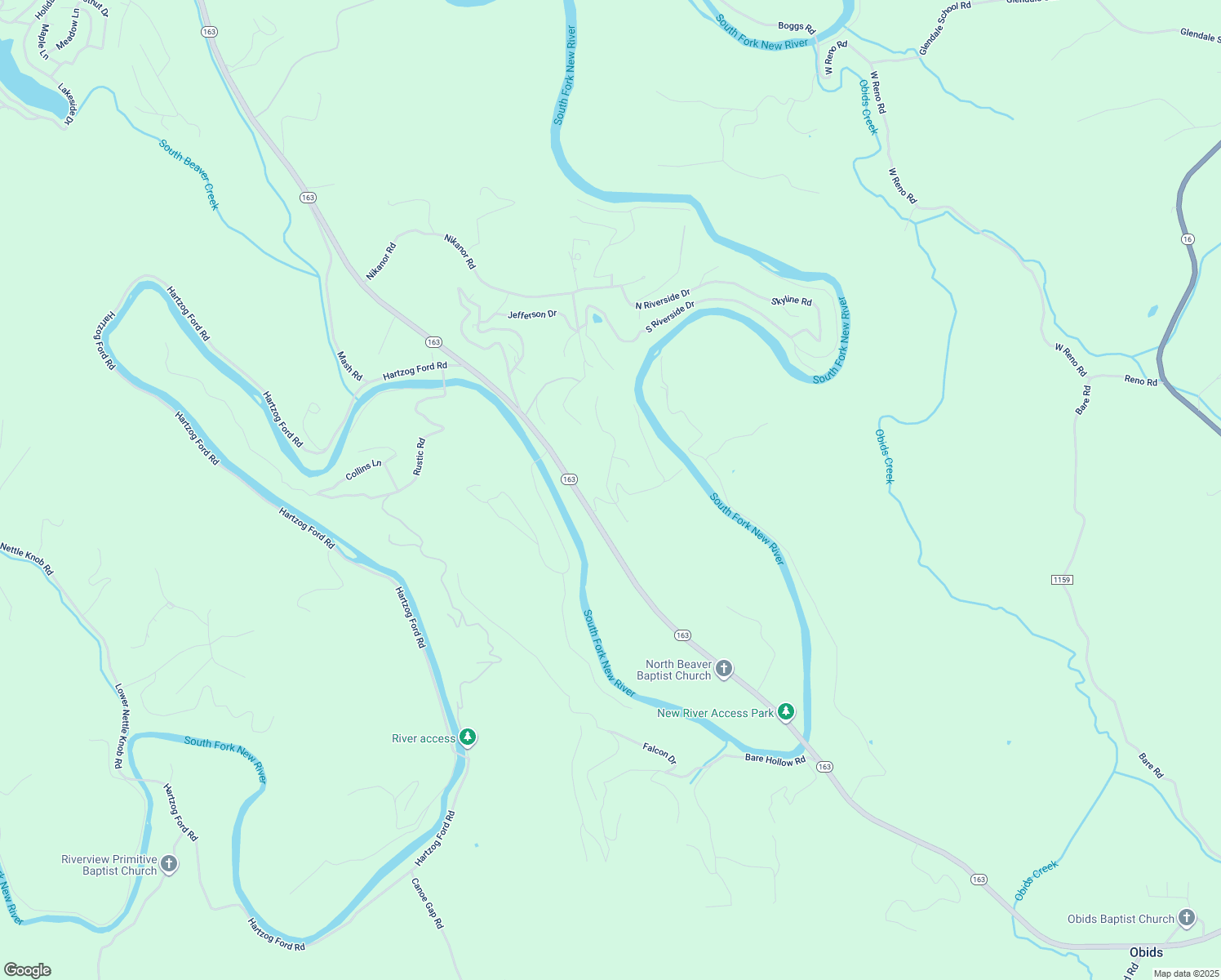 map of restaurants, bars, coffee shops, grocery stores, and more near 154 Autumn Run Road in West Jefferson