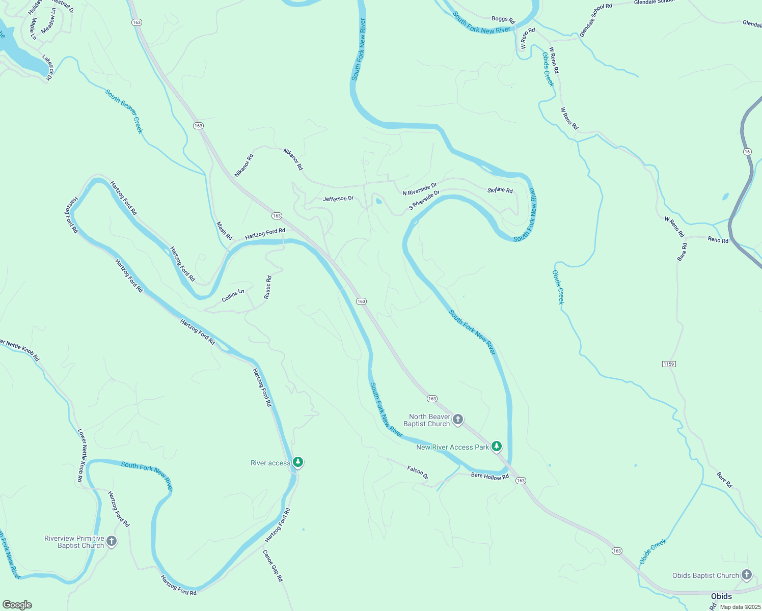 map of restaurants, bars, coffee shops, grocery stores, and more near 155 Autumn Run Road in West Jefferson