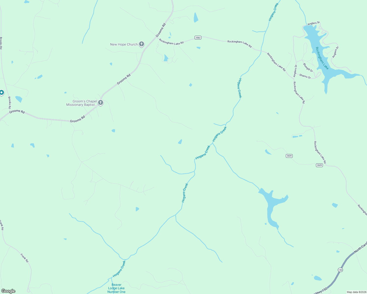 map of restaurants, bars, coffee shops, grocery stores, and more near 580 Faucette Road in Reidsville