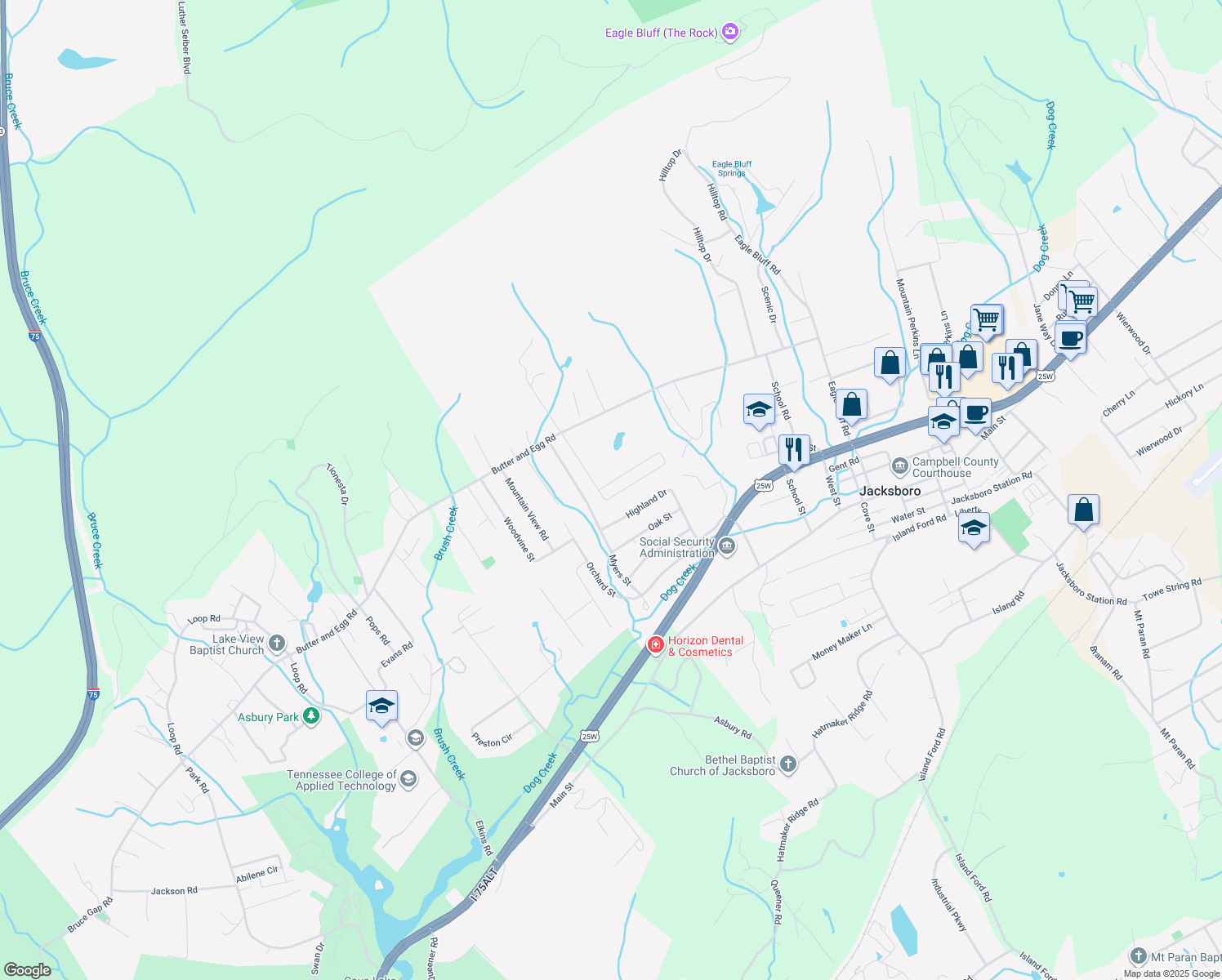 427 Sharp Acres Road, Jacksboro TN Walk Score