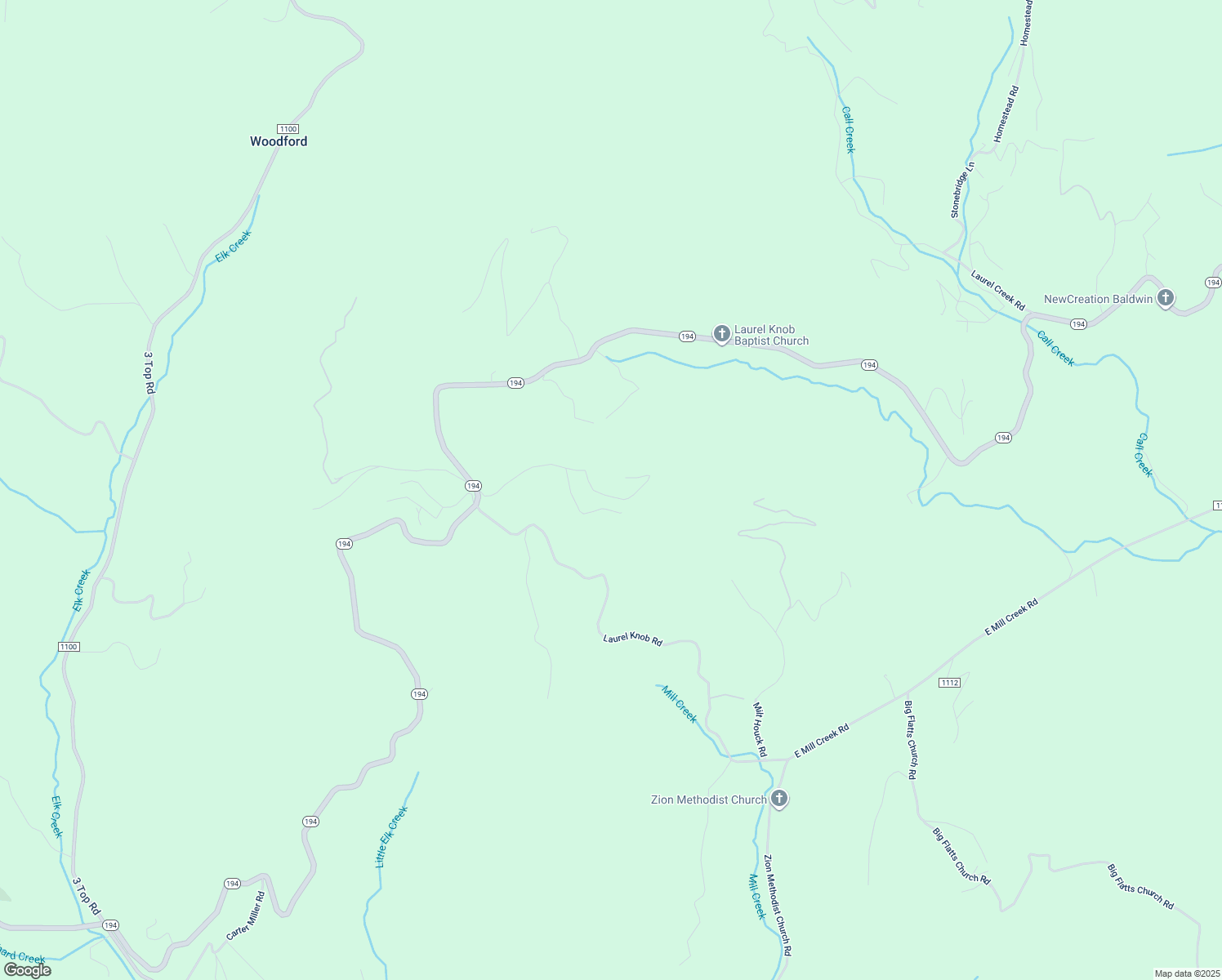 map of restaurants, bars, coffee shops, grocery stores, and more near 569 Laurel Mountain Estates Drive in Todd