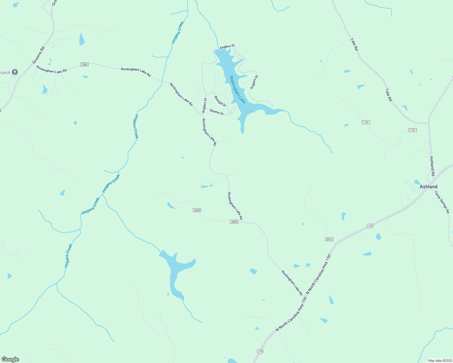 map of restaurants, bars, coffee shops, grocery stores, and more near 1264 Rockingham Lake Road in Reidsville