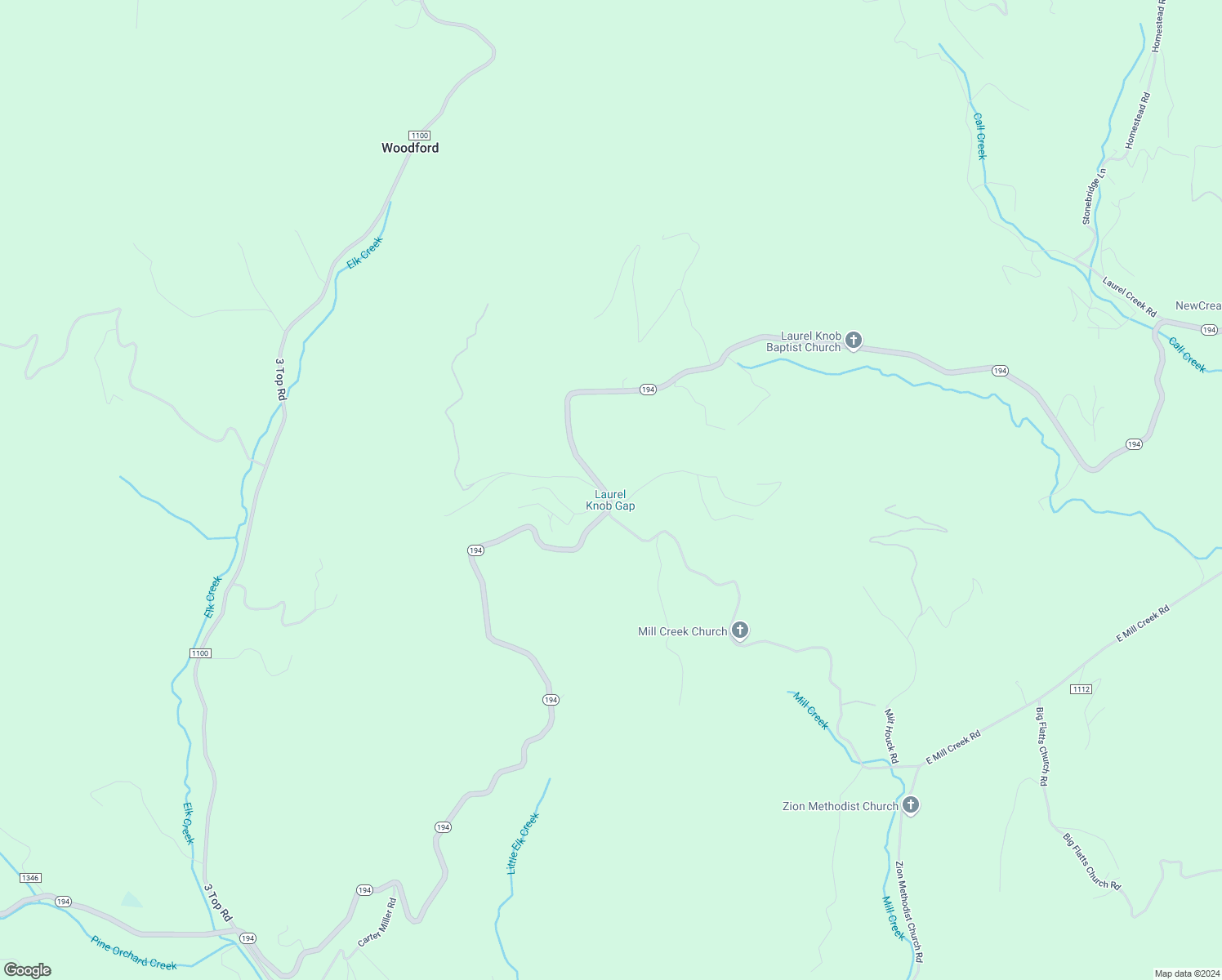 map of restaurants, bars, coffee shops, grocery stores, and more near 5081 North Carolina 194 in Todd