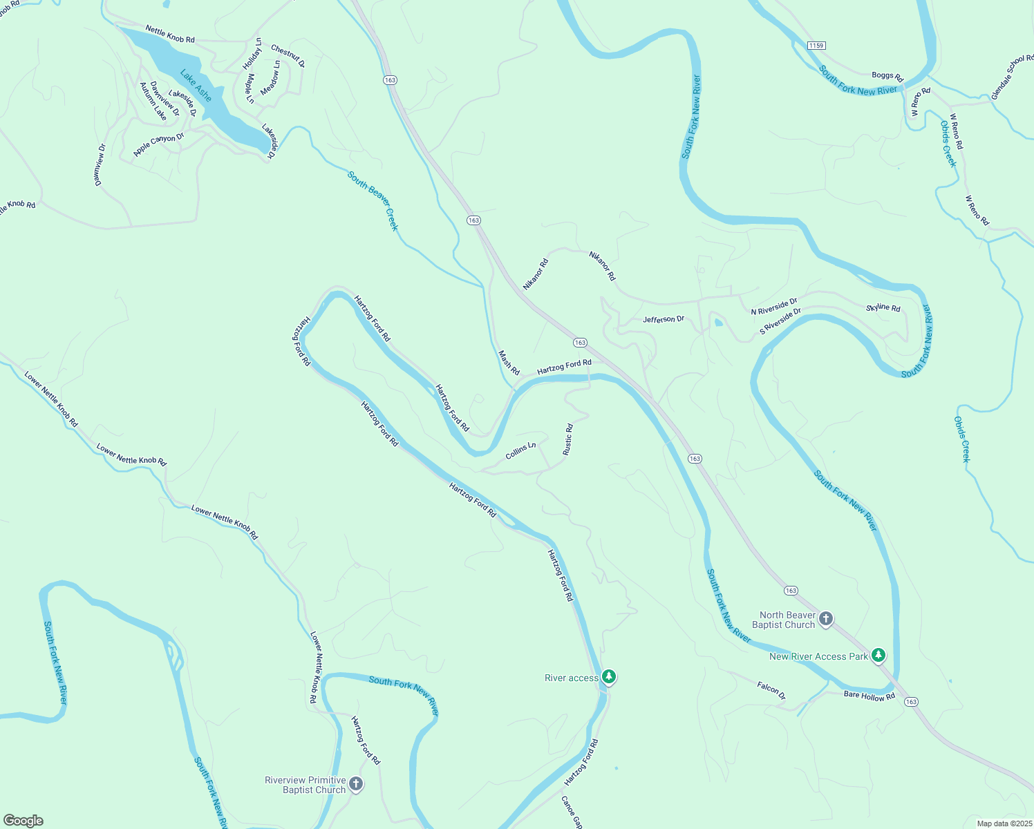 map of restaurants, bars, coffee shops, grocery stores, and more near 411 River Lane in West Jefferson