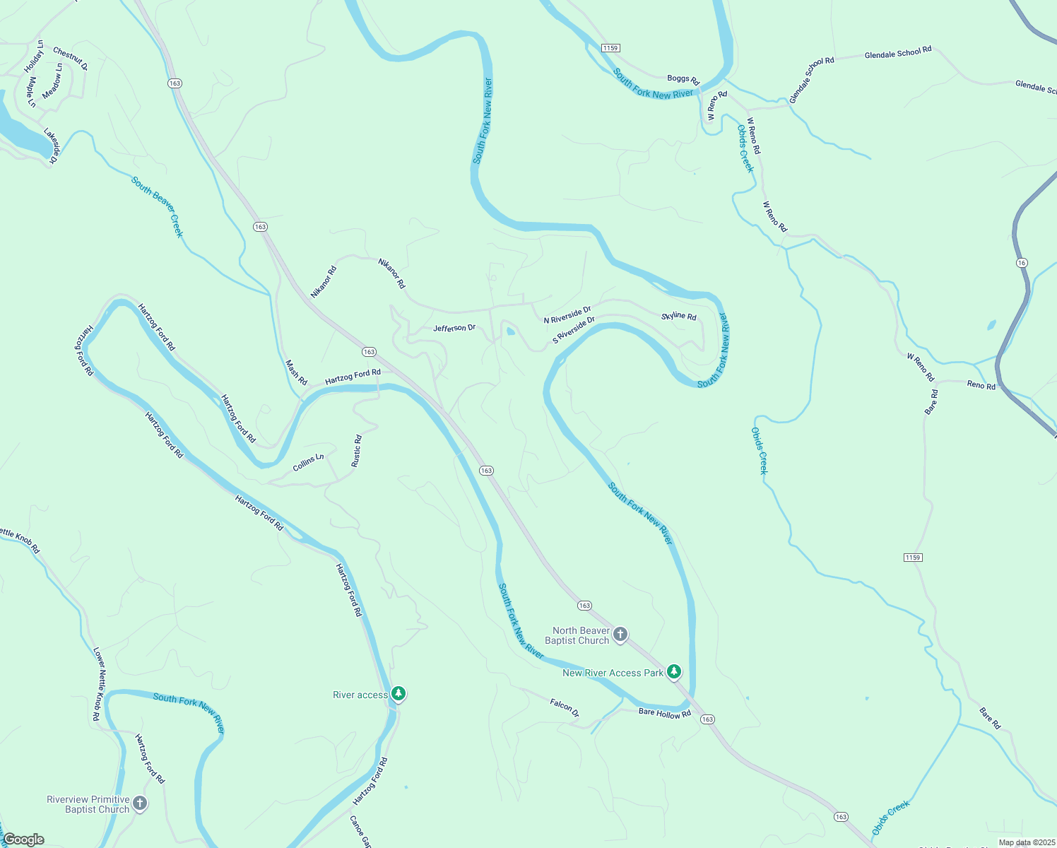 map of restaurants, bars, coffee shops, grocery stores, and more near 332 Autumn Run Road in West Jefferson