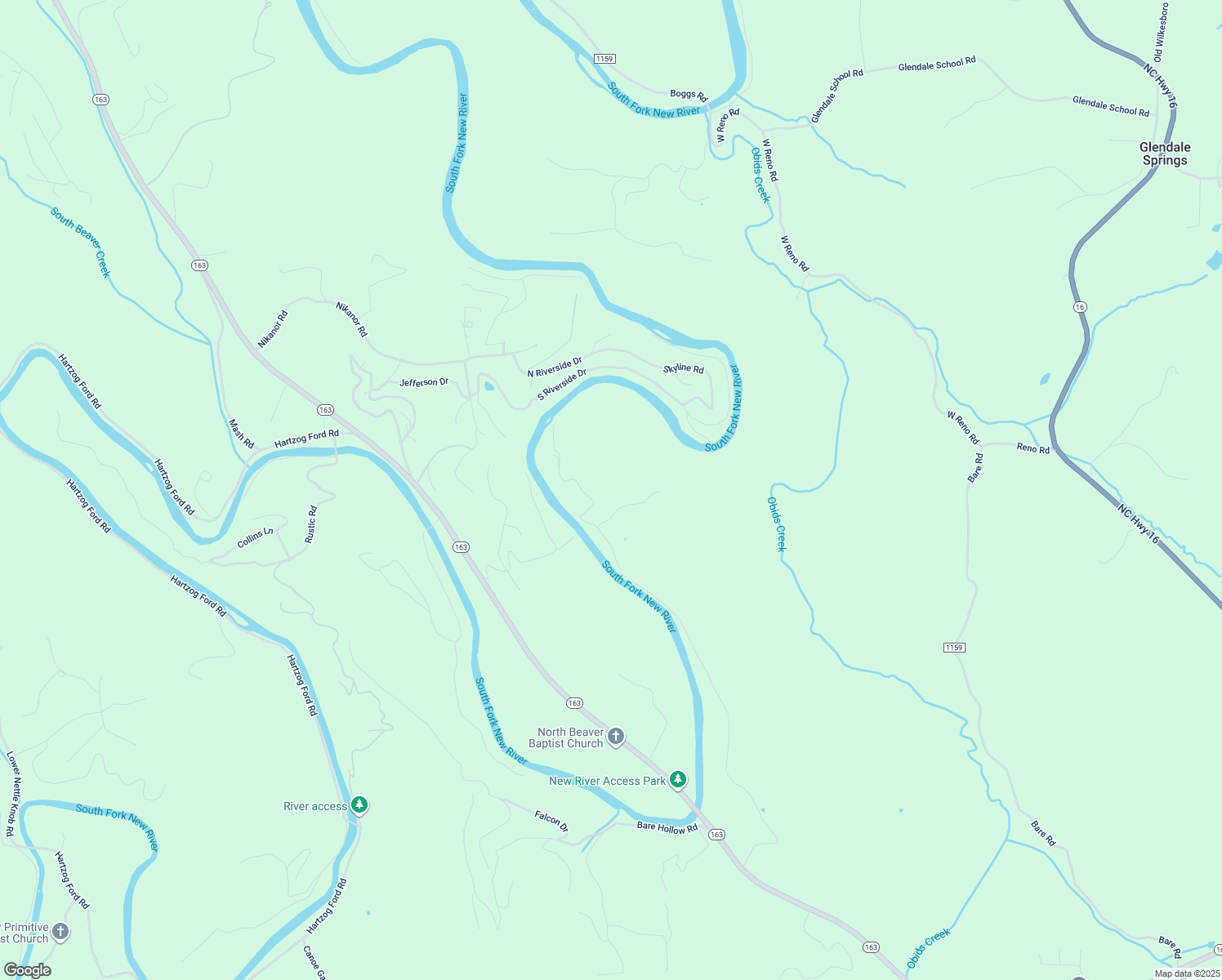 map of restaurants, bars, coffee shops, grocery stores, and more near 1496 Severt Road in West Jefferson