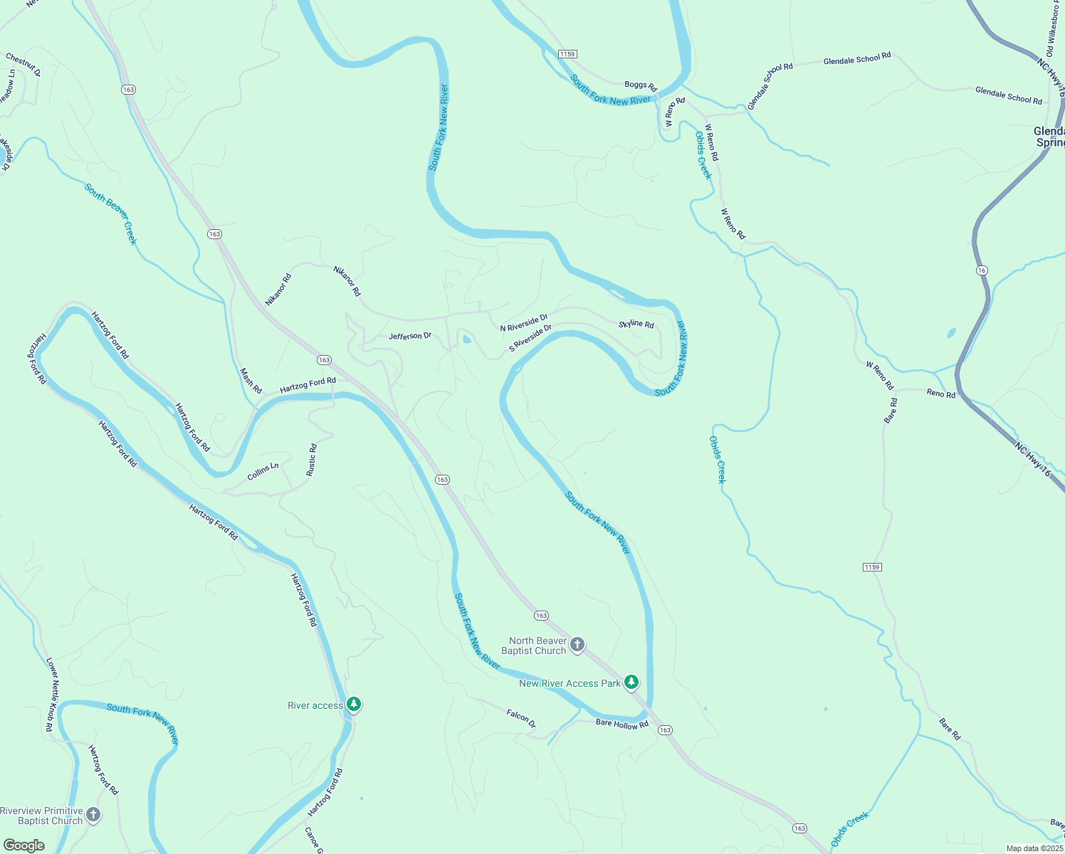map of restaurants, bars, coffee shops, grocery stores, and more near 1579 Severt Road in West Jefferson