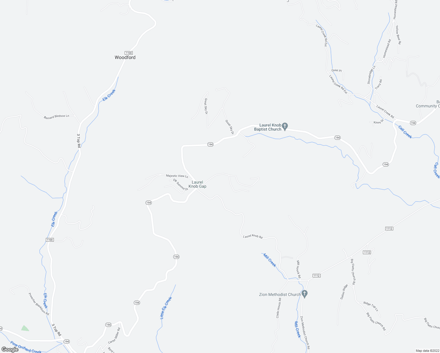 map of restaurants, bars, coffee shops, grocery stores, and more near 328 Laurel Mountain Estates Drive in Todd