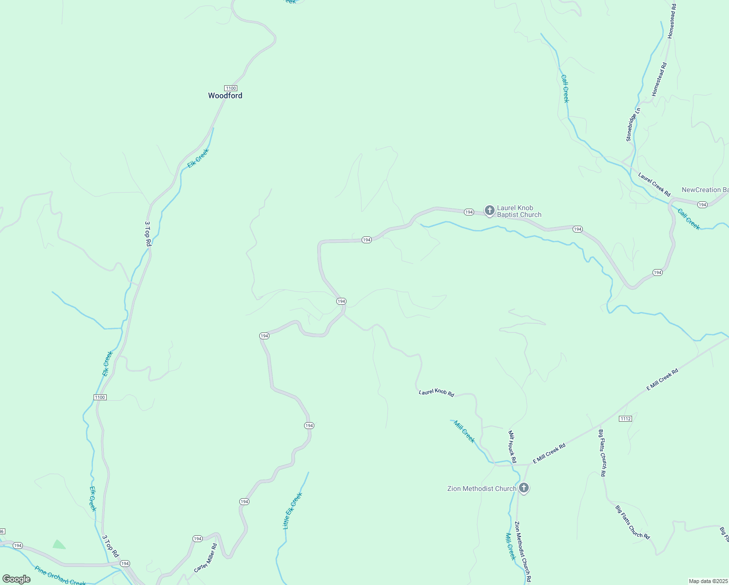map of restaurants, bars, coffee shops, grocery stores, and more near 231 Laurel Mountain Estates Drive in Todd